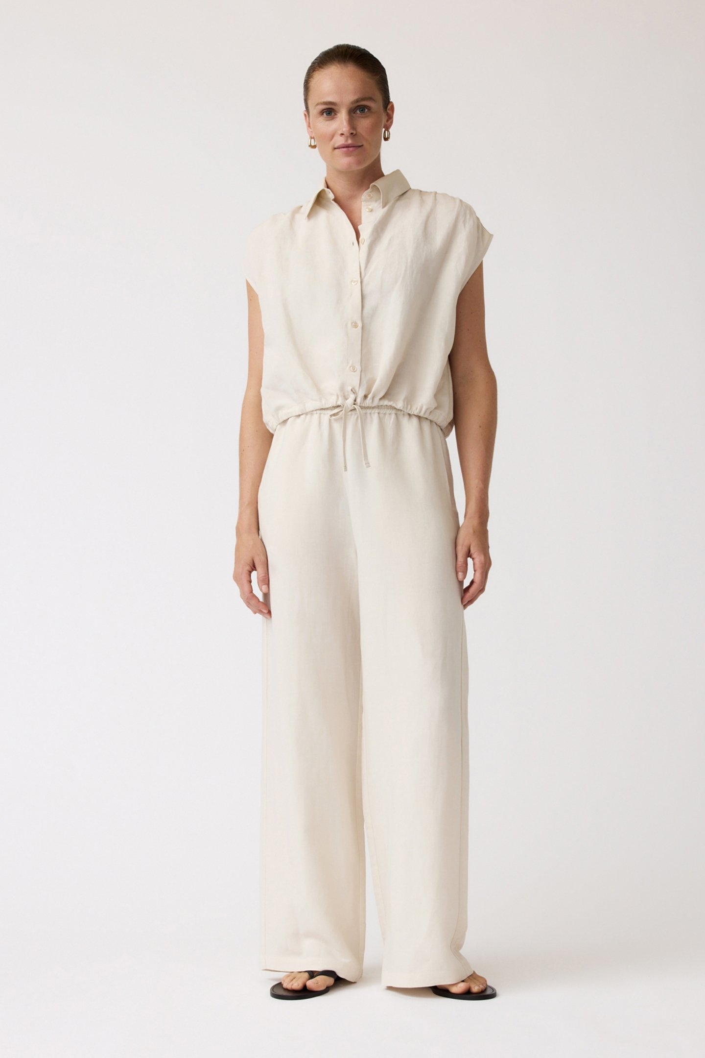 FLORA BLOUSE OATMEAL 2