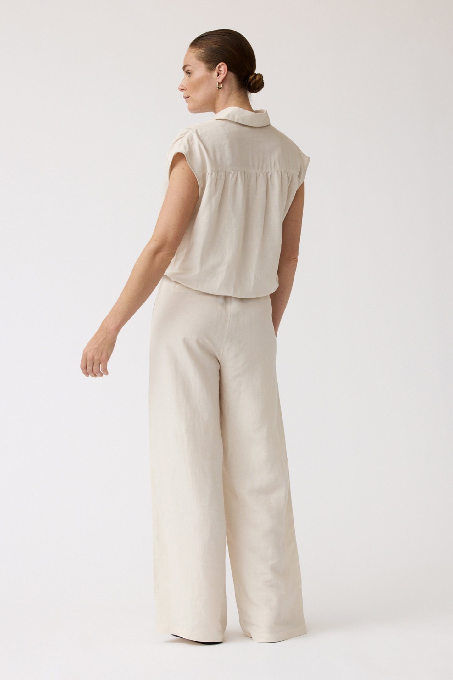 FLORA BLOUSE OATMEAL 3