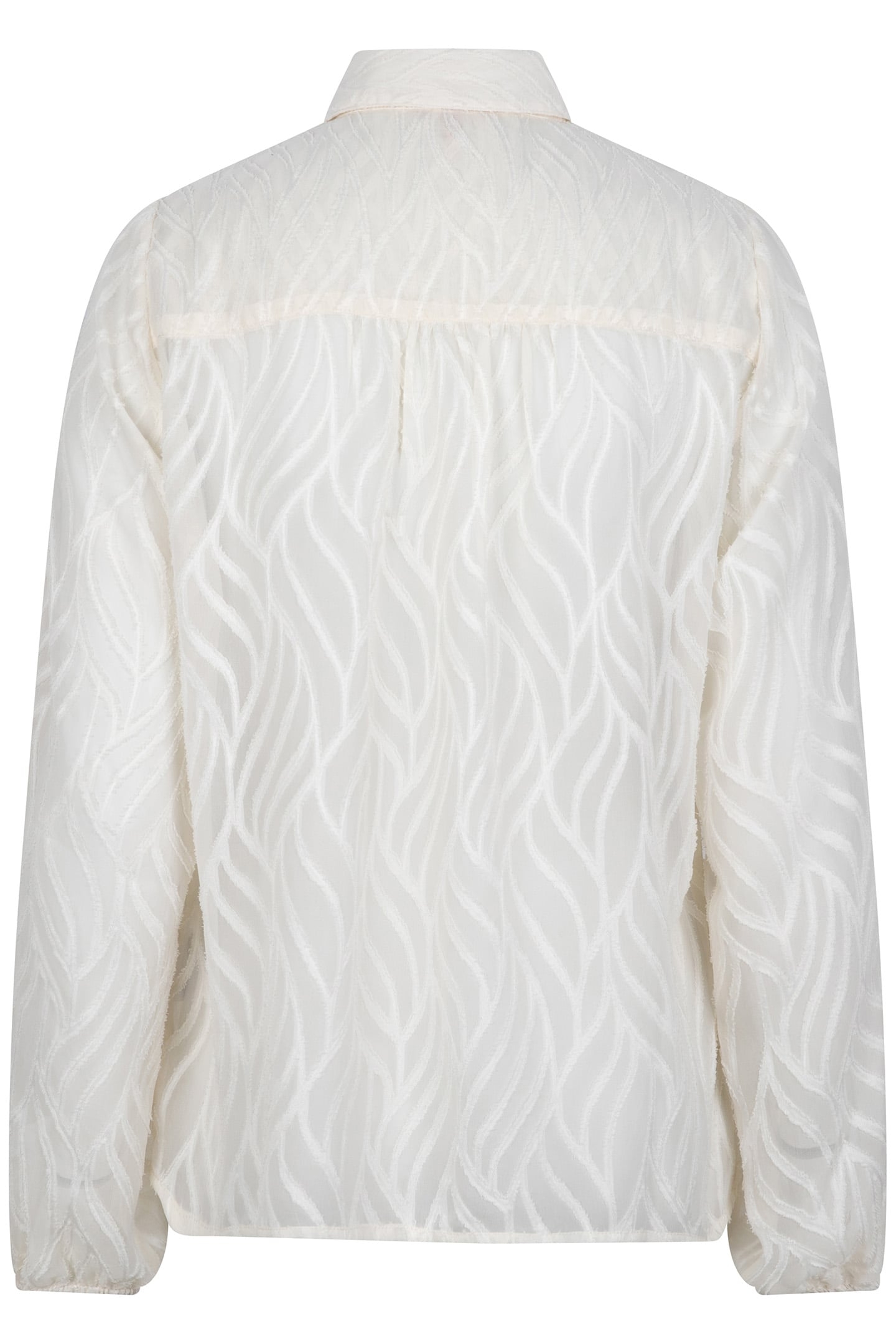 BLOUSE BURN OUT SMOCK OFF WHITE 7