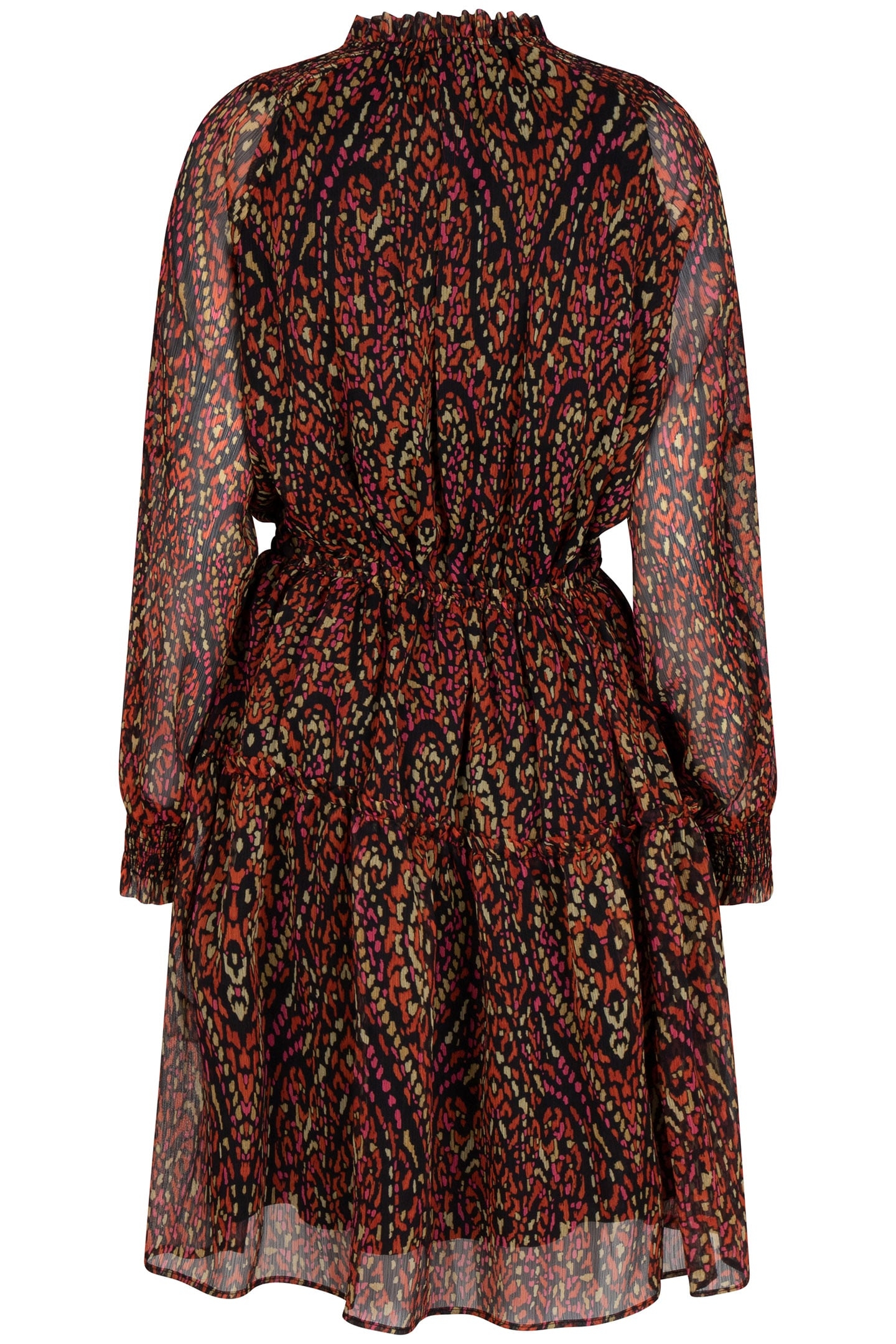 DRESS SHORT CHIFFON REWILDING PRINT 7