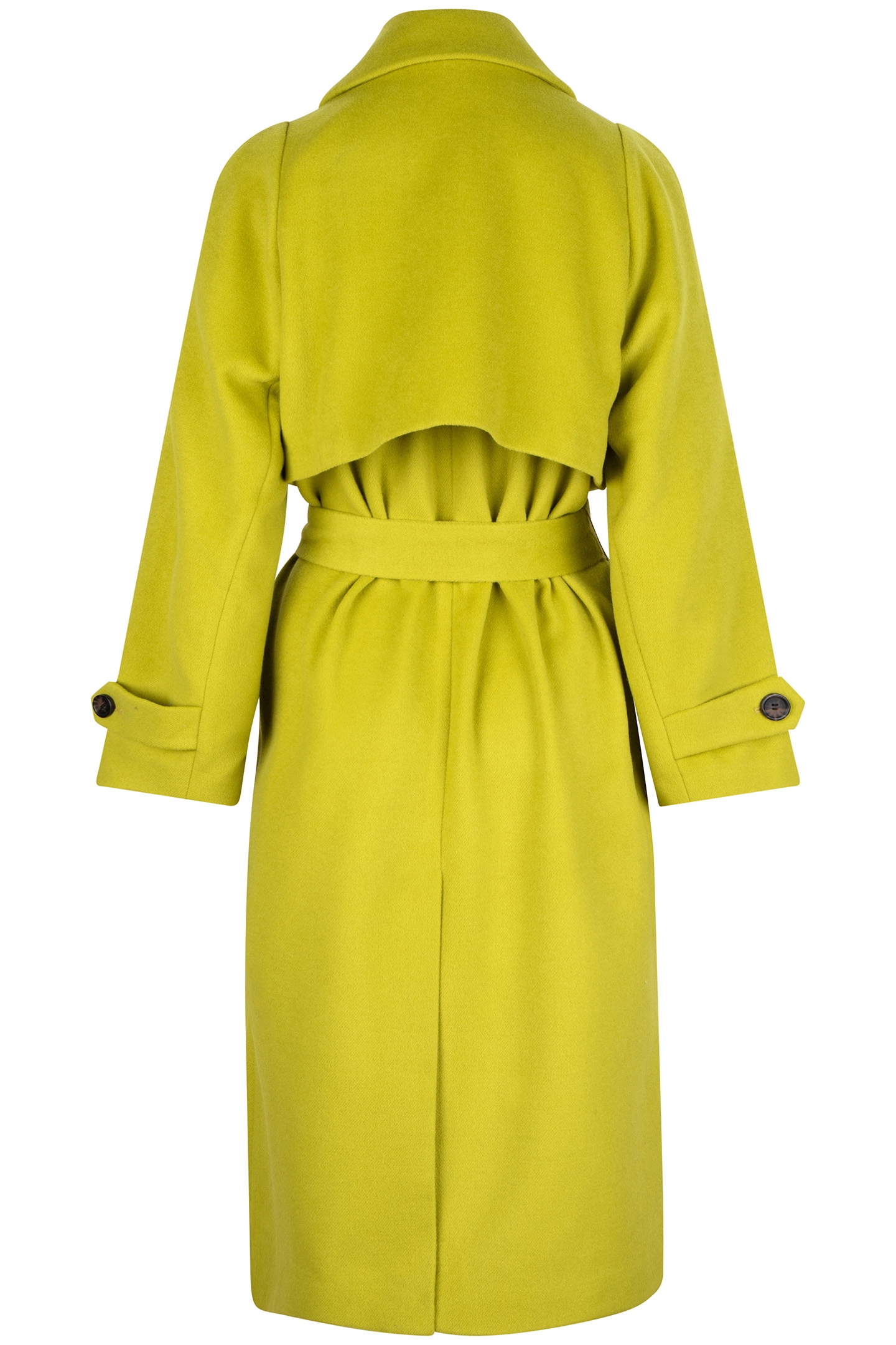COAT LONG BELT LIME 6