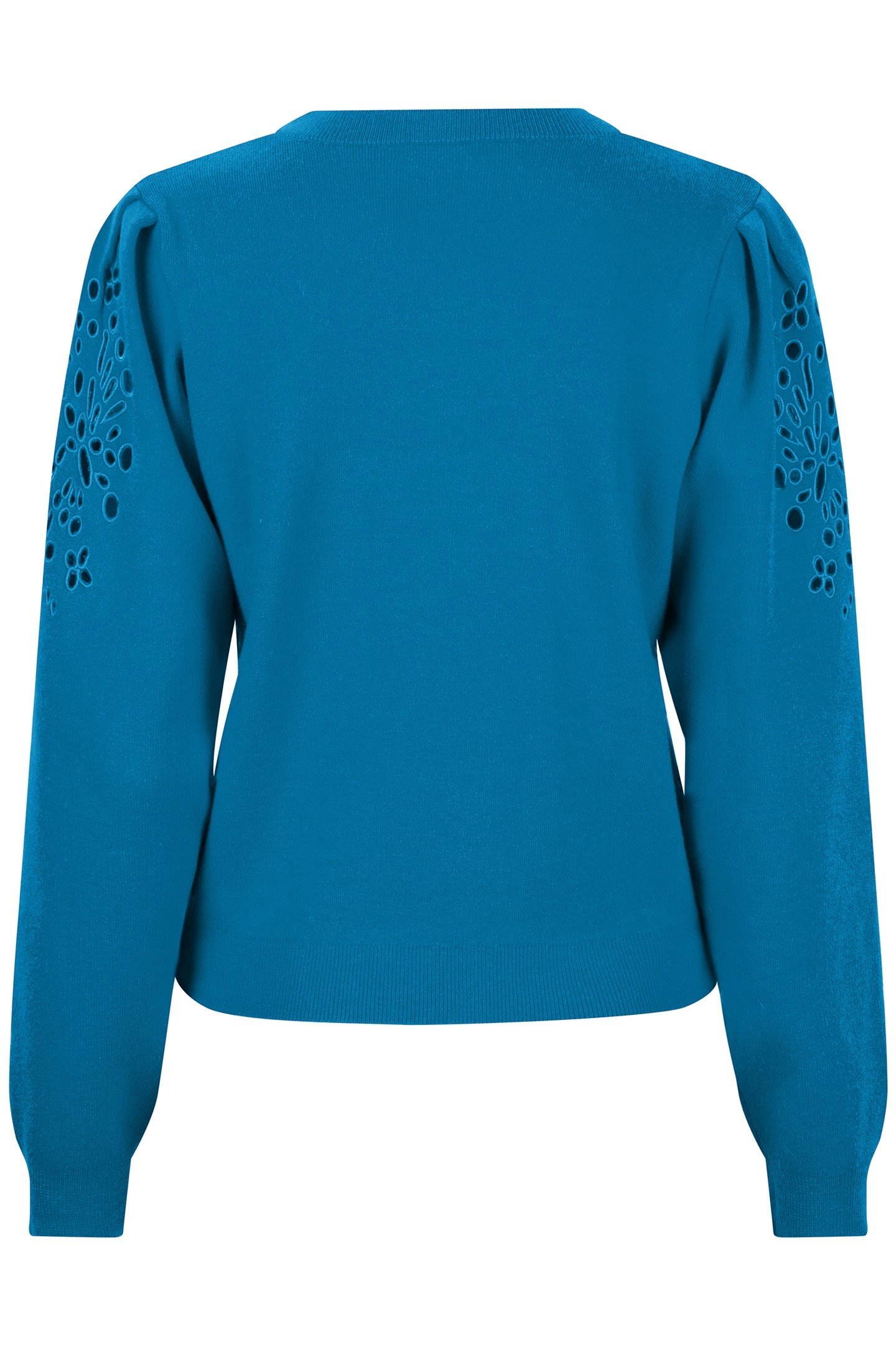 SWEATER EMBROIDERY ANGLAISE PETROL 4