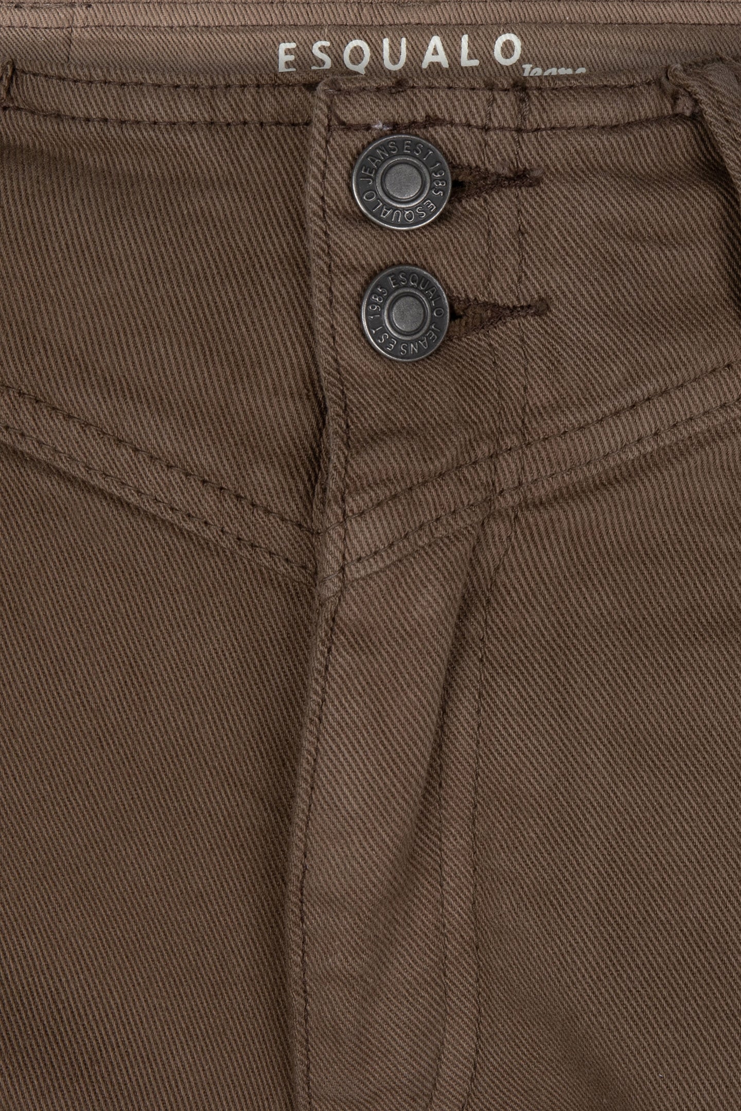 TROUSERS COLORED DENIM STRAIGHT FIT ARMY GREEN 8