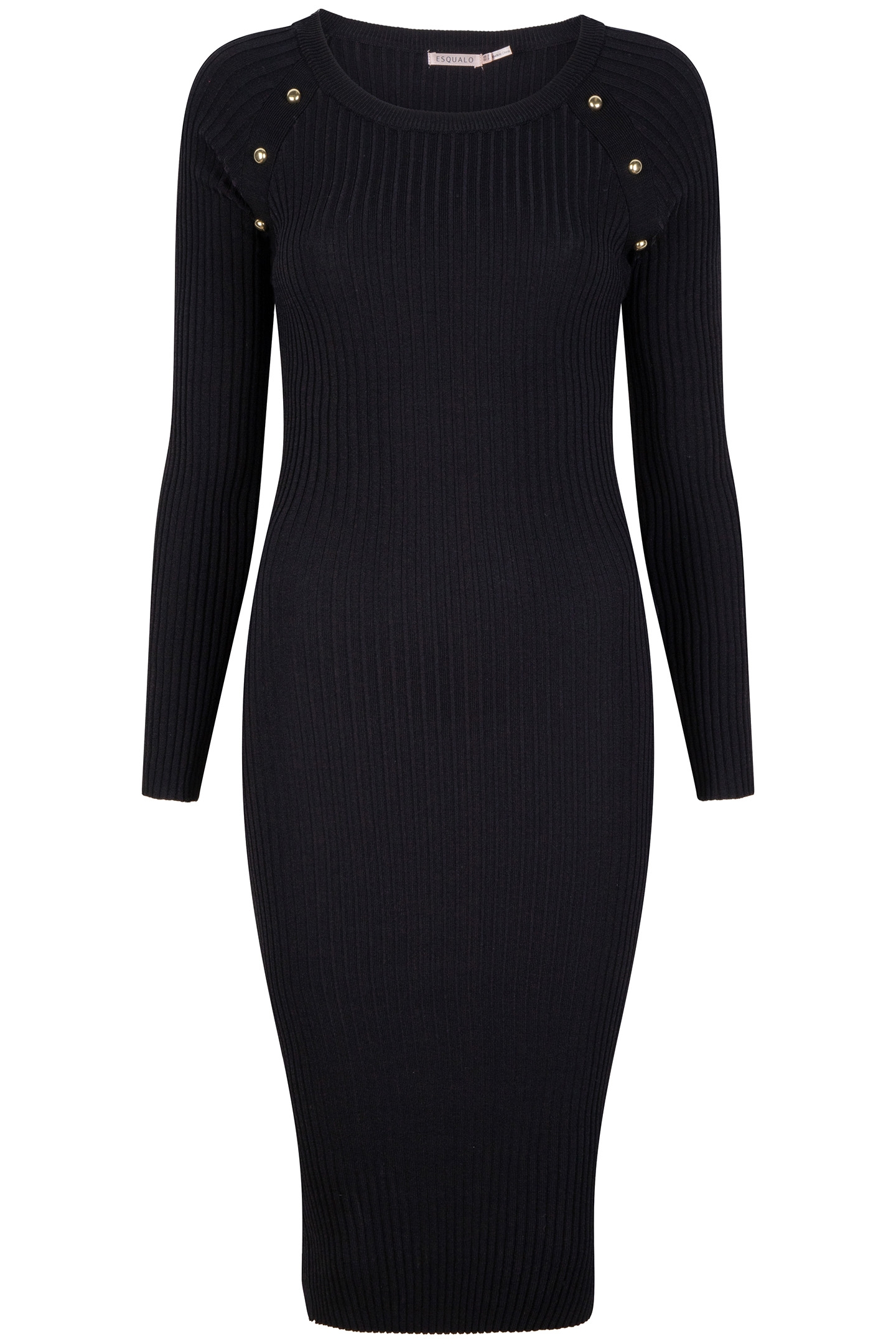 DRESS KNITTED TUBE BLACK 5