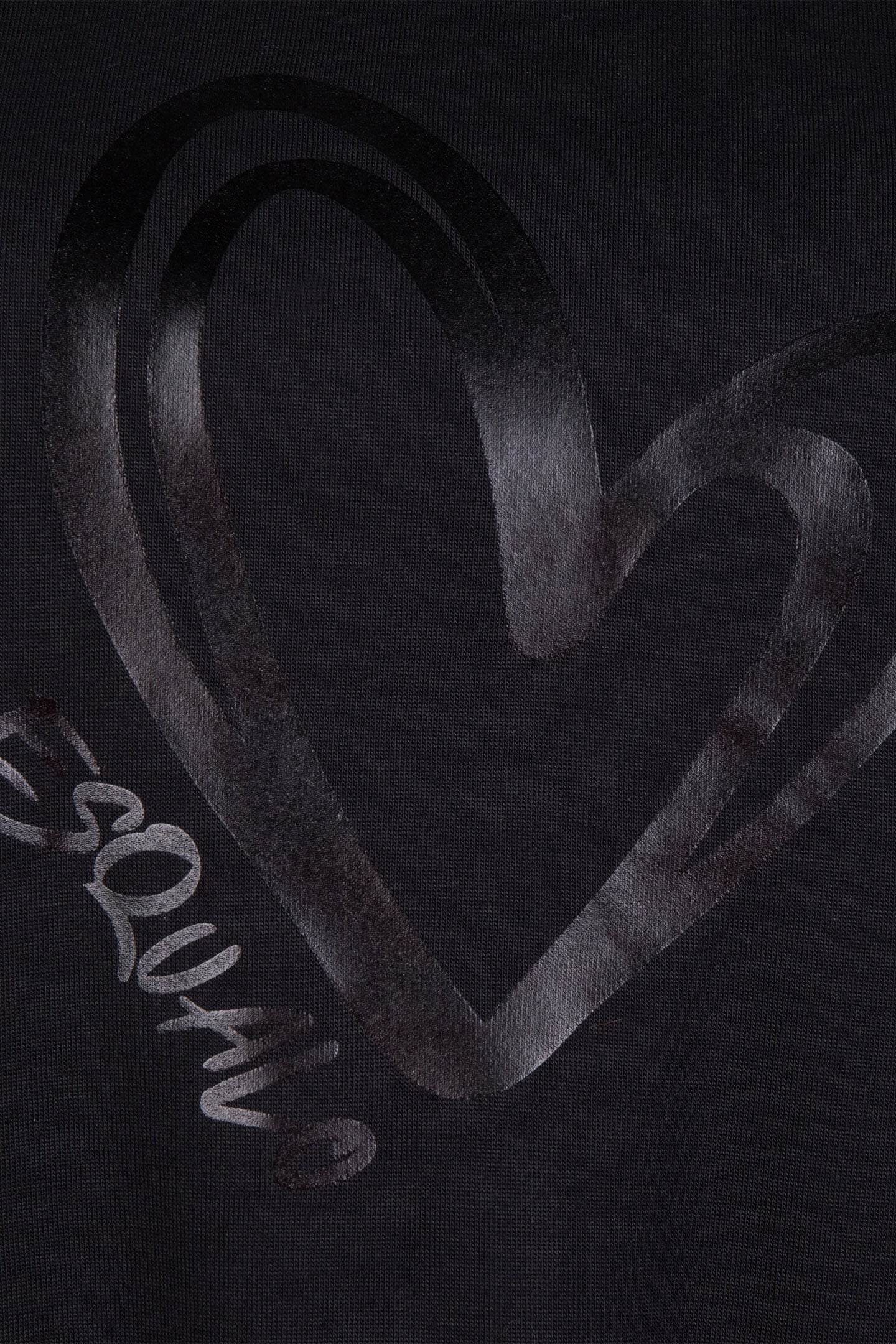 T-SHIRT MODAL TURN UP SLEEVE BLACK 8