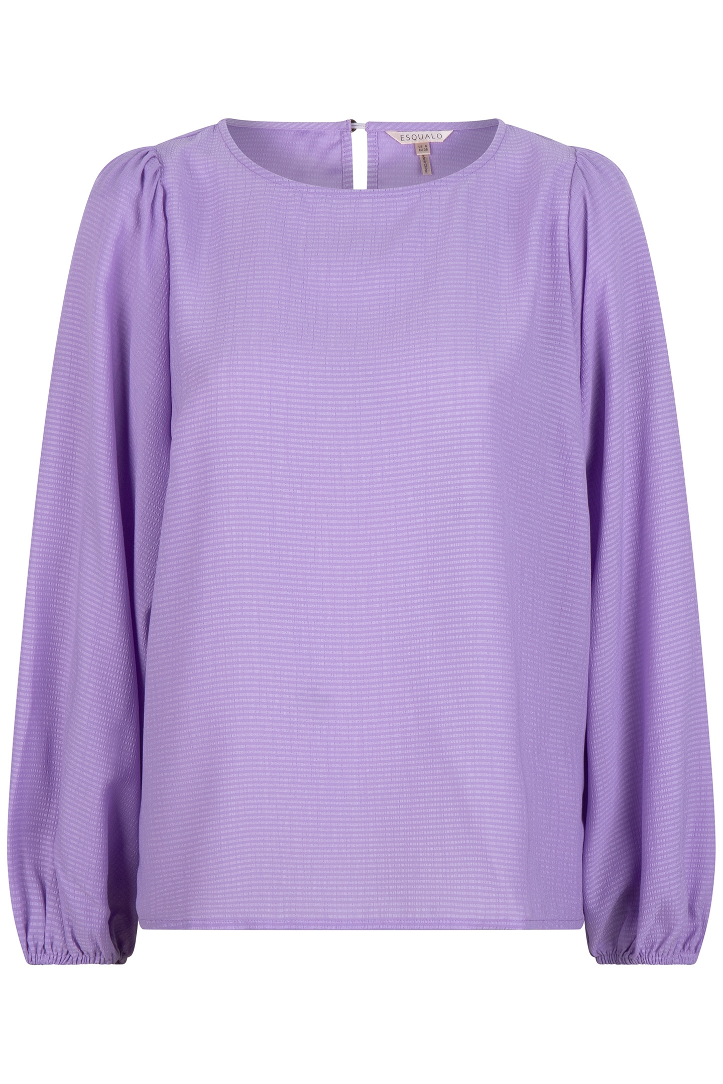 BLOUSE R-NECK STRUCTURE LILAC 3
