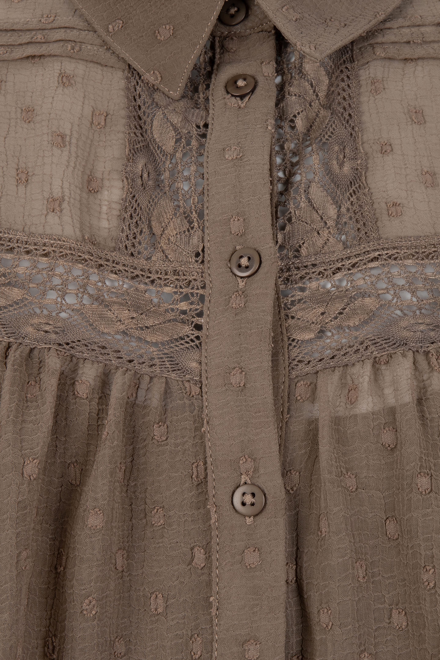 BLOUSE TAPES PLUMETIS ARMY GREEN 8