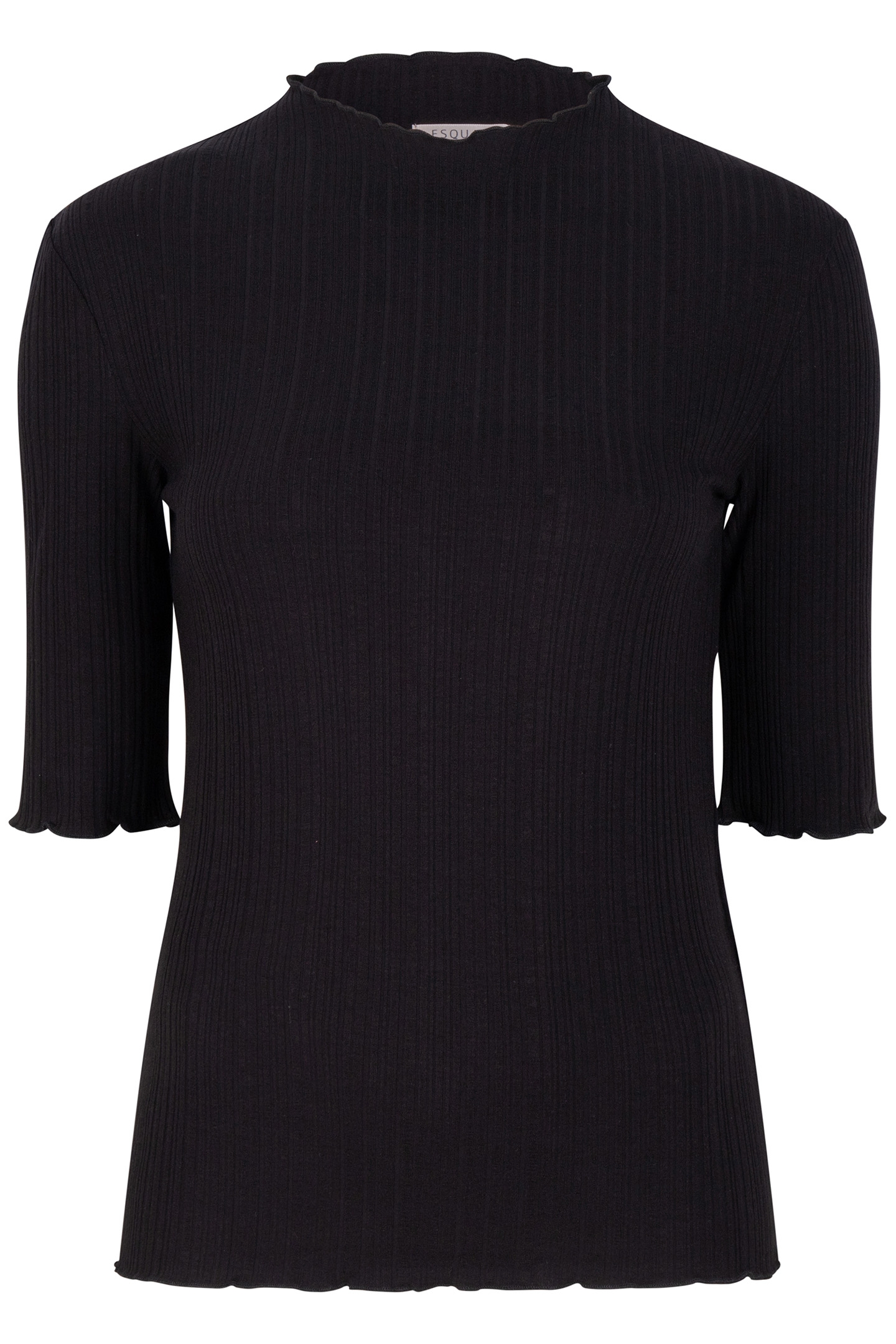 TOP IRREGULAR RIB BLACK 3