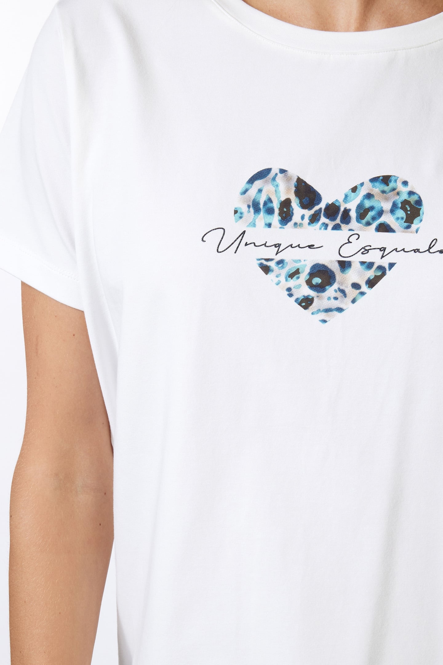 T-SHIRT HEARTS PETROL 5