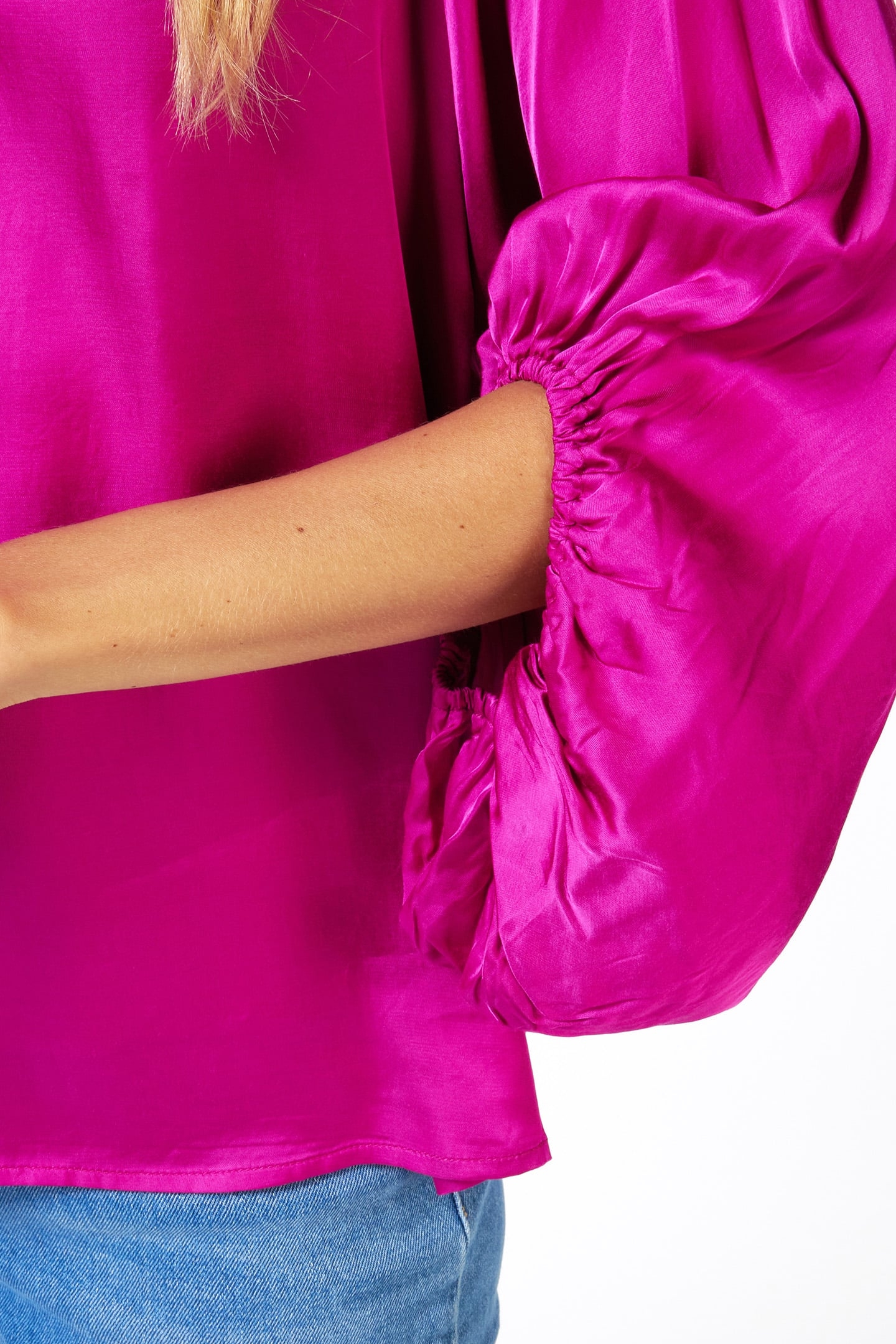 BLOUSE WIDE SLEEVE FUCHSIA 7