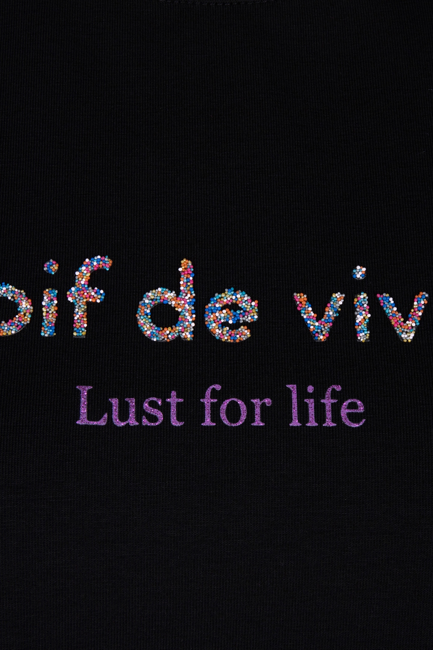 T-SHIRT SOIF DE VIVRE BLACK 8