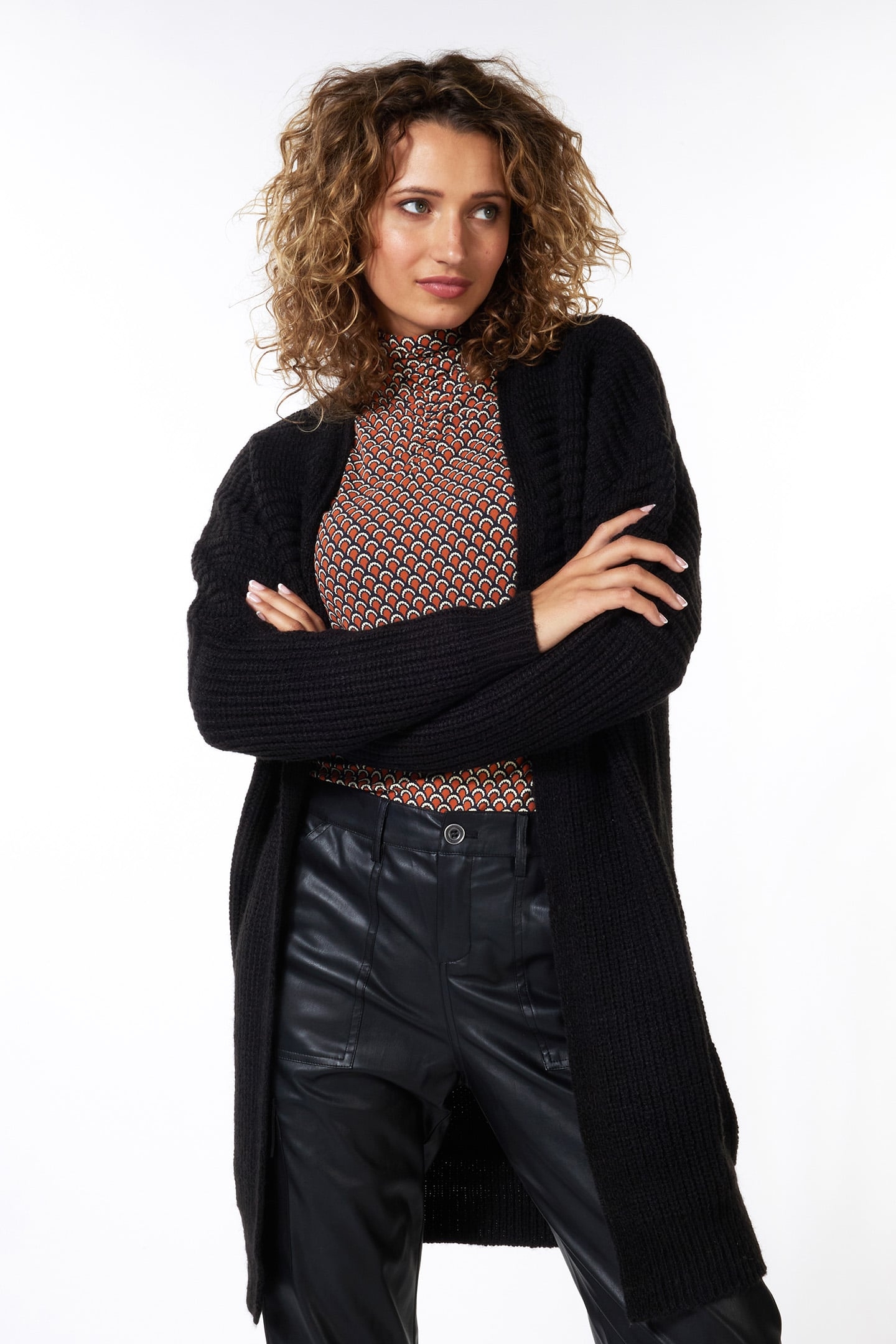 CARDIGAN LONG BLACK 4