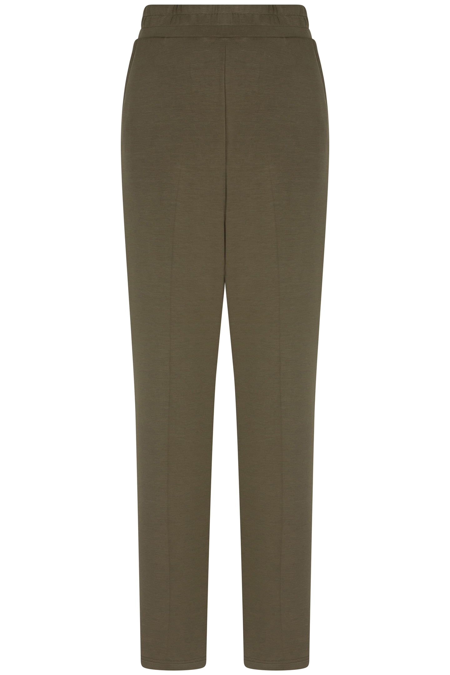 TROUSERS FLAIR MODAL MOSS GREEN 4