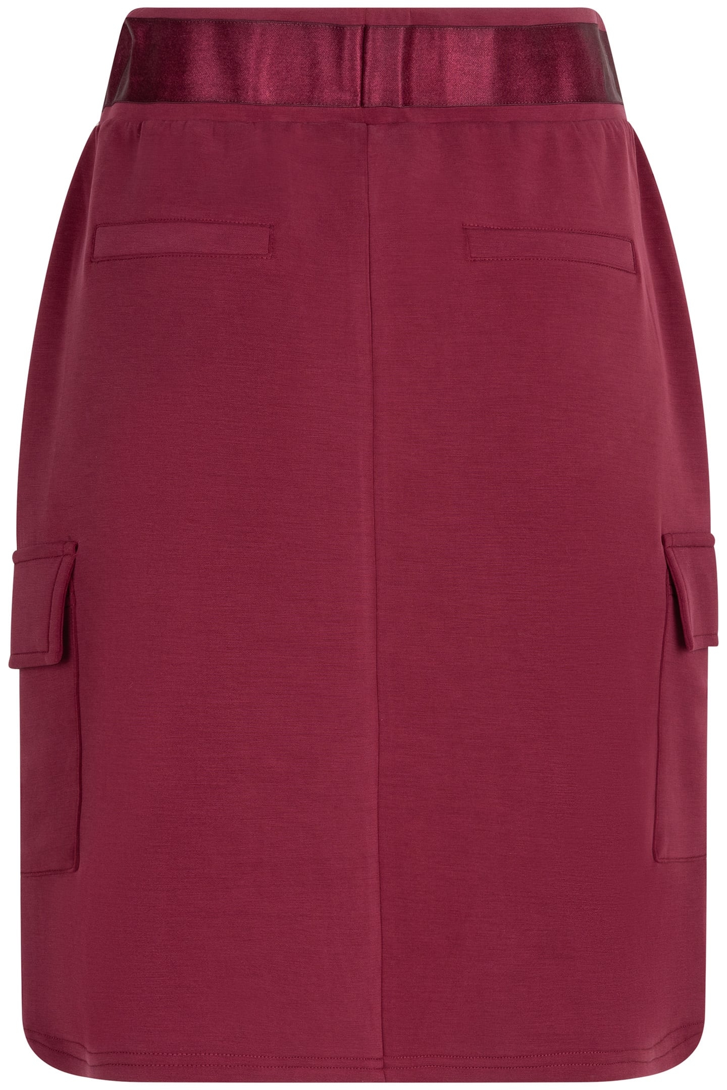 SKIRT CARGO MODAL WINE RED 7