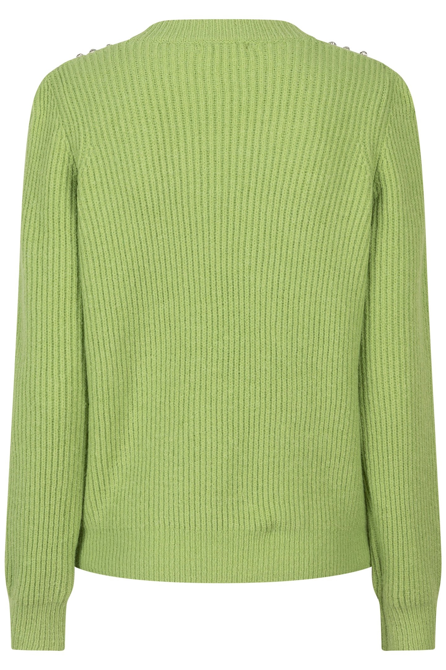 SWEATER SHOULDER PEARLS MATCHA GREEN 6