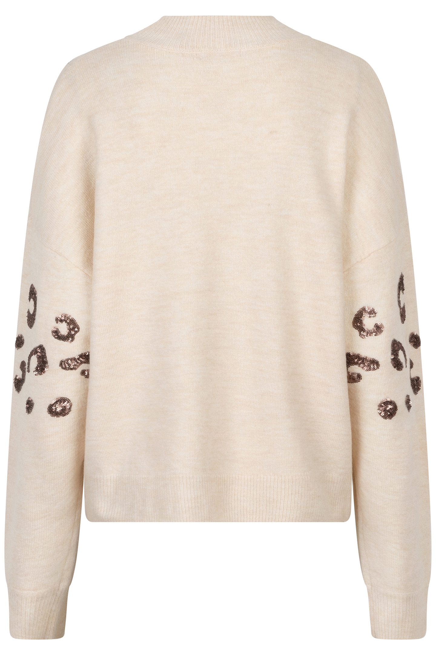 SWEATER ANIMAL SEQUINS BEIGE 5