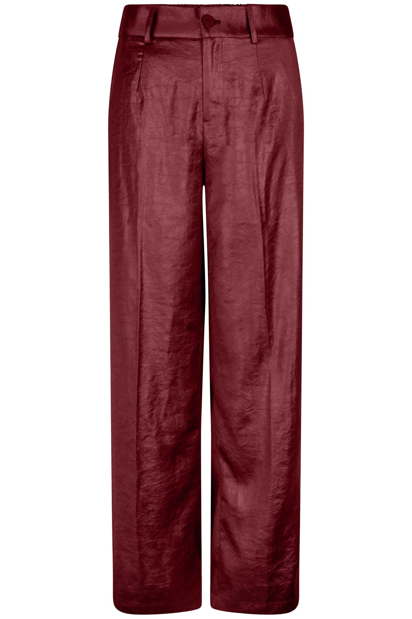 TROUSERS METALLIC EM WINE RED 5