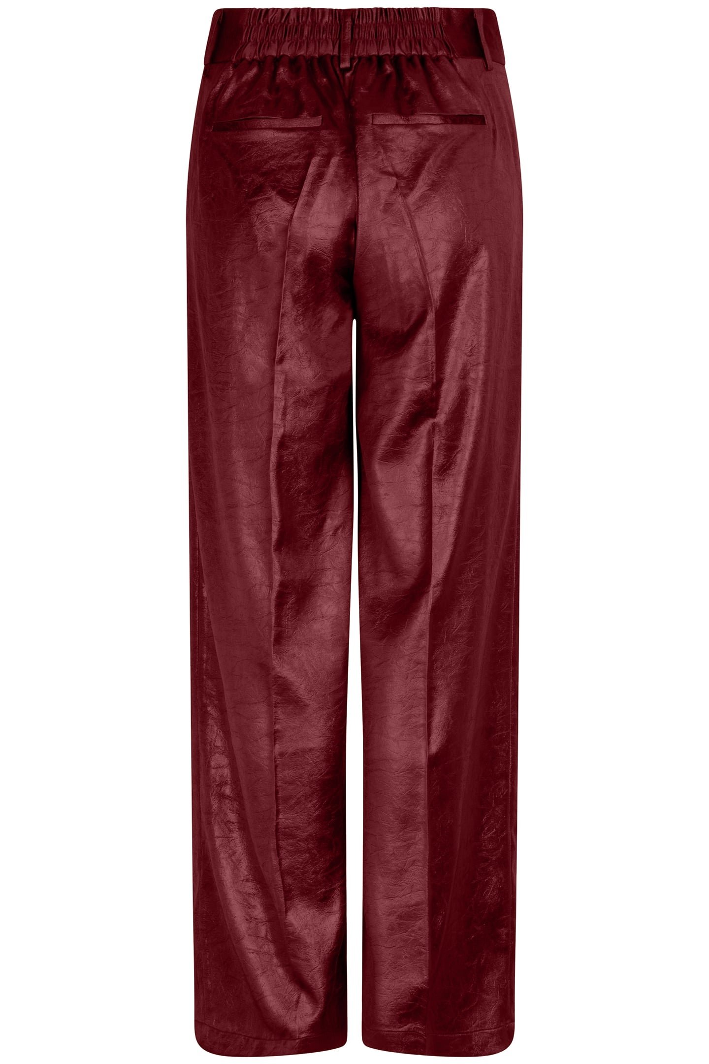 TROUSERS METALLIC EM WINE RED 6