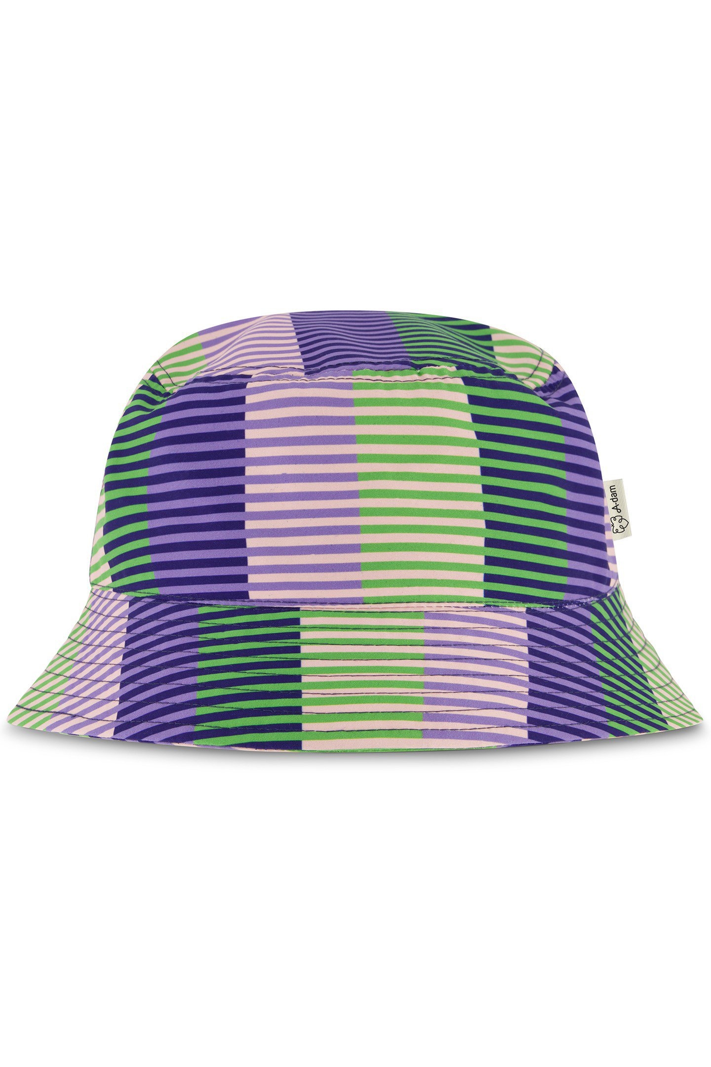 UNISEX BUCKET HAT DIFUZED STRIPE LIGHT LILAC 2