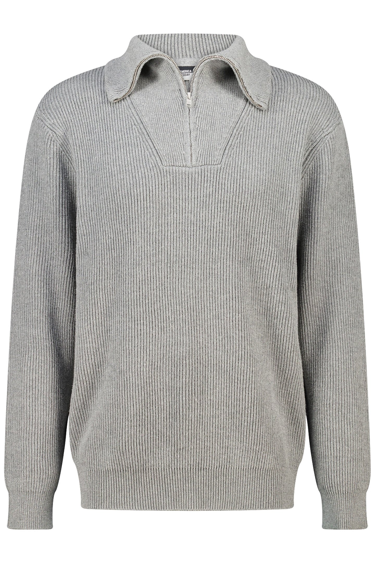 KENT HALFZIP DARK GREY MELANGE 3