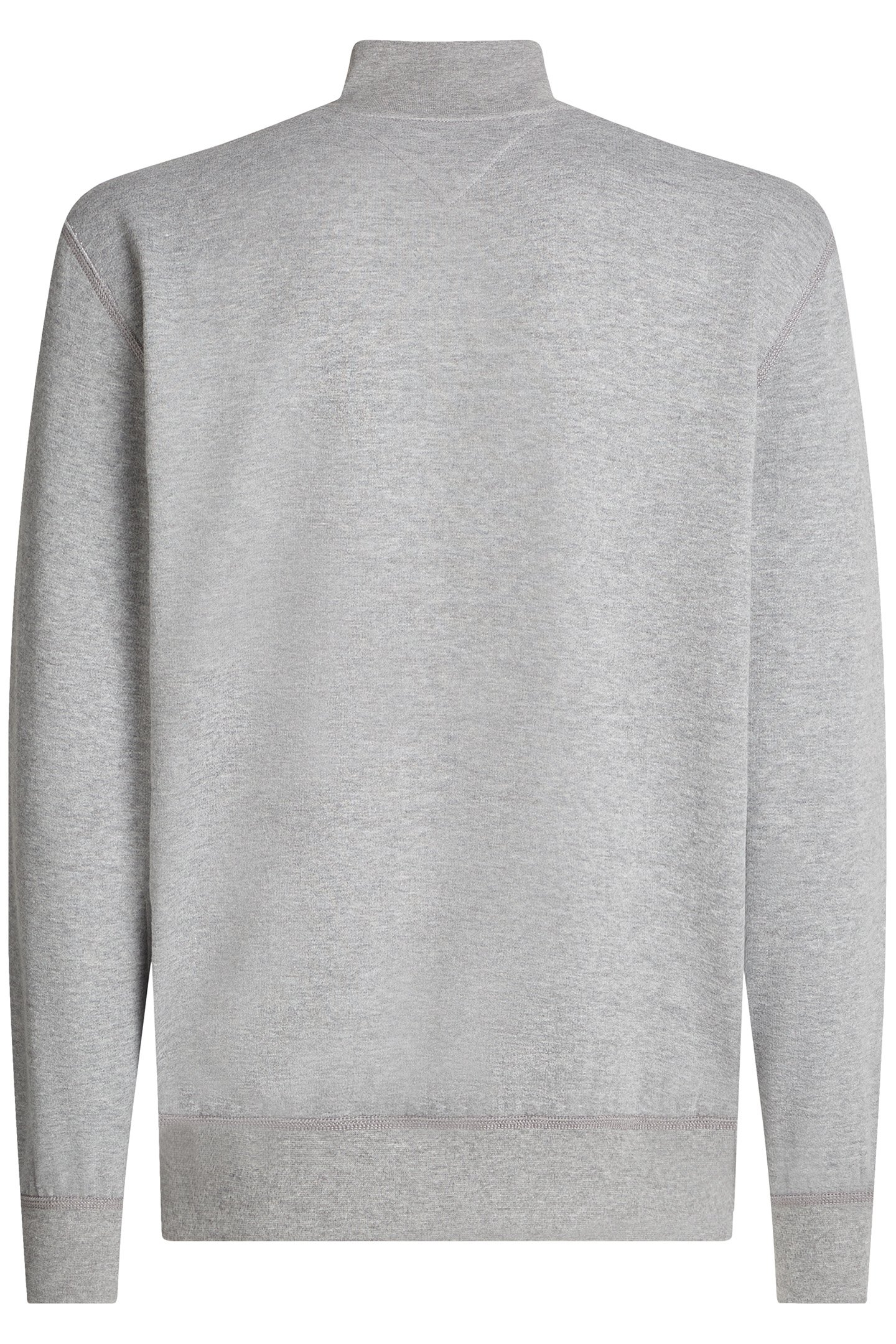 ESSENTIAL FLEECE 1/4 ZIP MEDIUM GREY HEATHER 5
