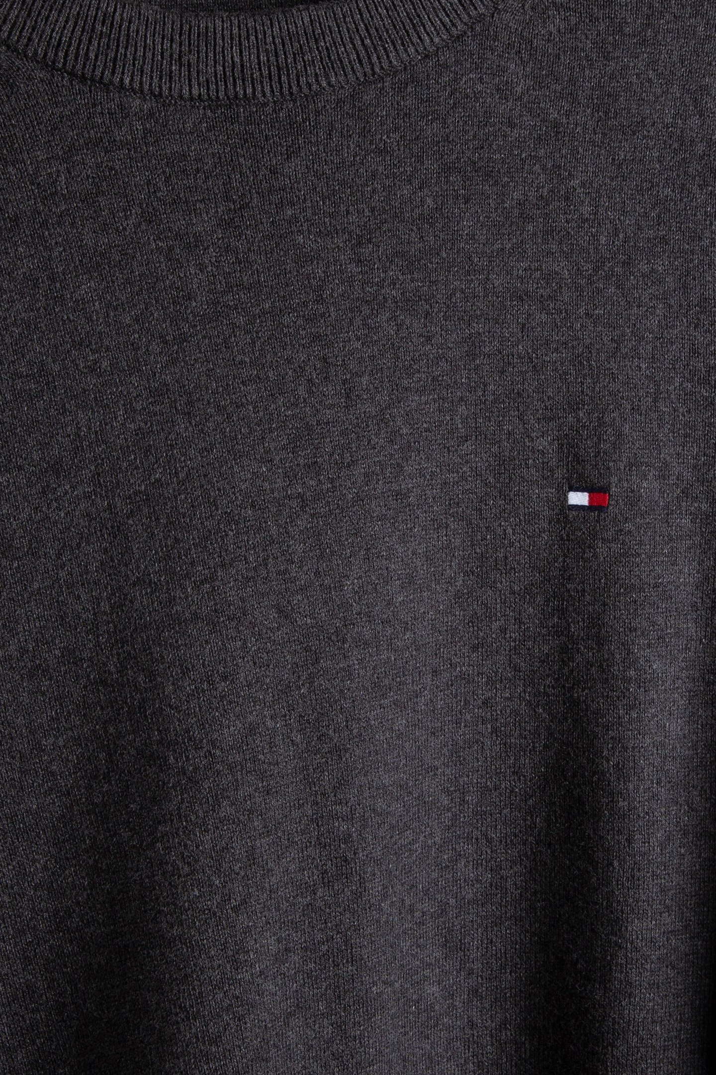 PIMA ORGANIC COTTON CASHMERE JUMPER DARK GREY HEATHER 4