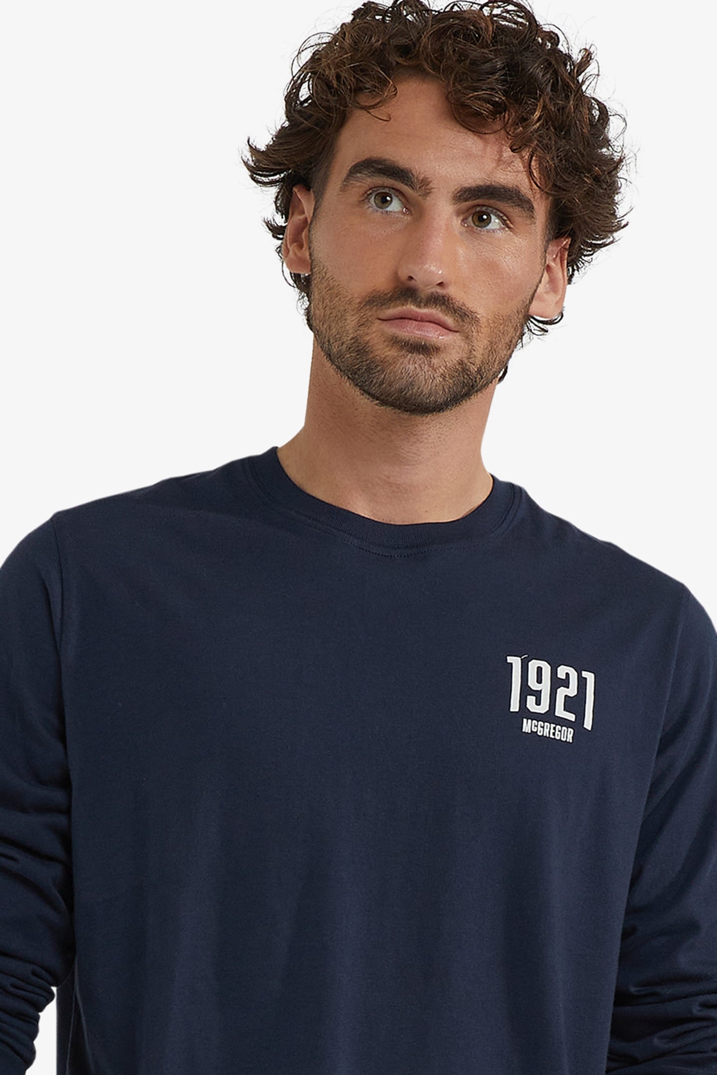 GRAPHIC T-SHIRT LONG SLEEVE NAVY 5
