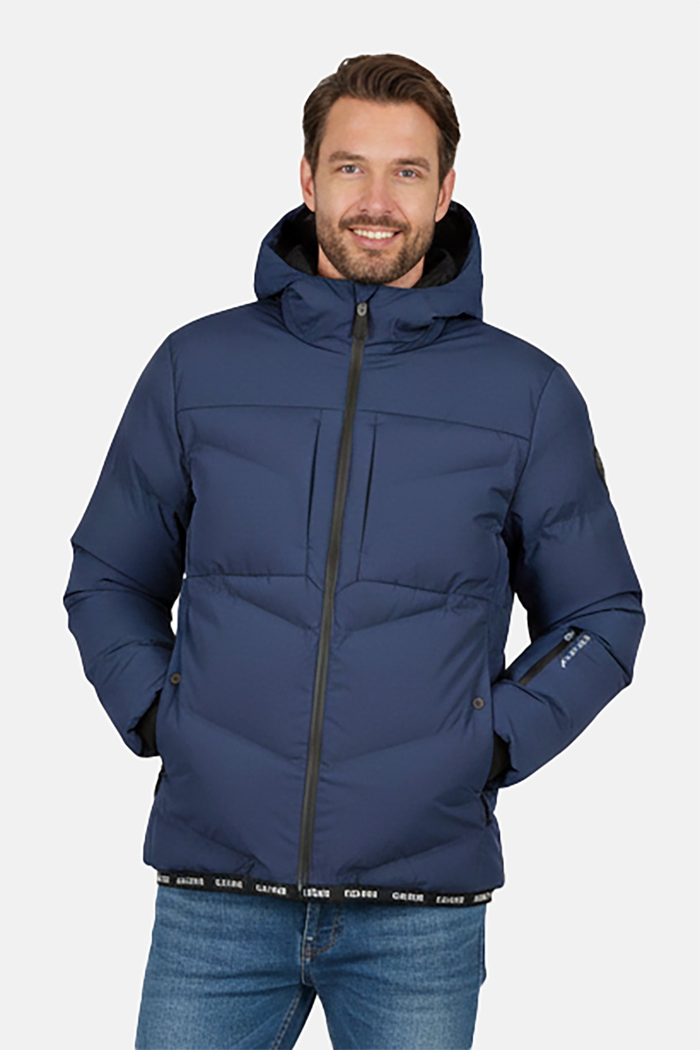 COPELEY POLYESTER NAVY 1