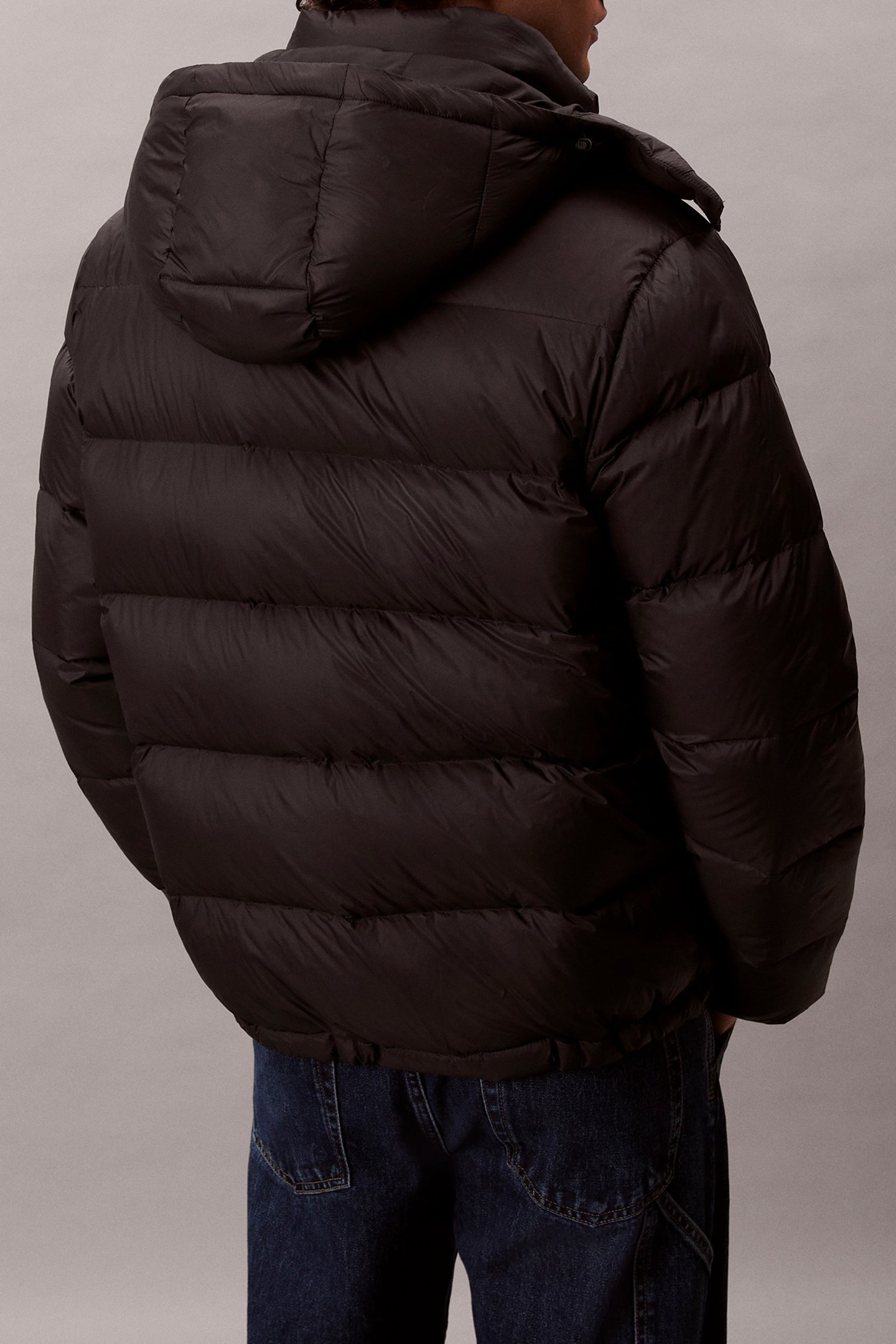 LONGSLEEVE NYLON ZIP OFF HOODIE BLACK 2