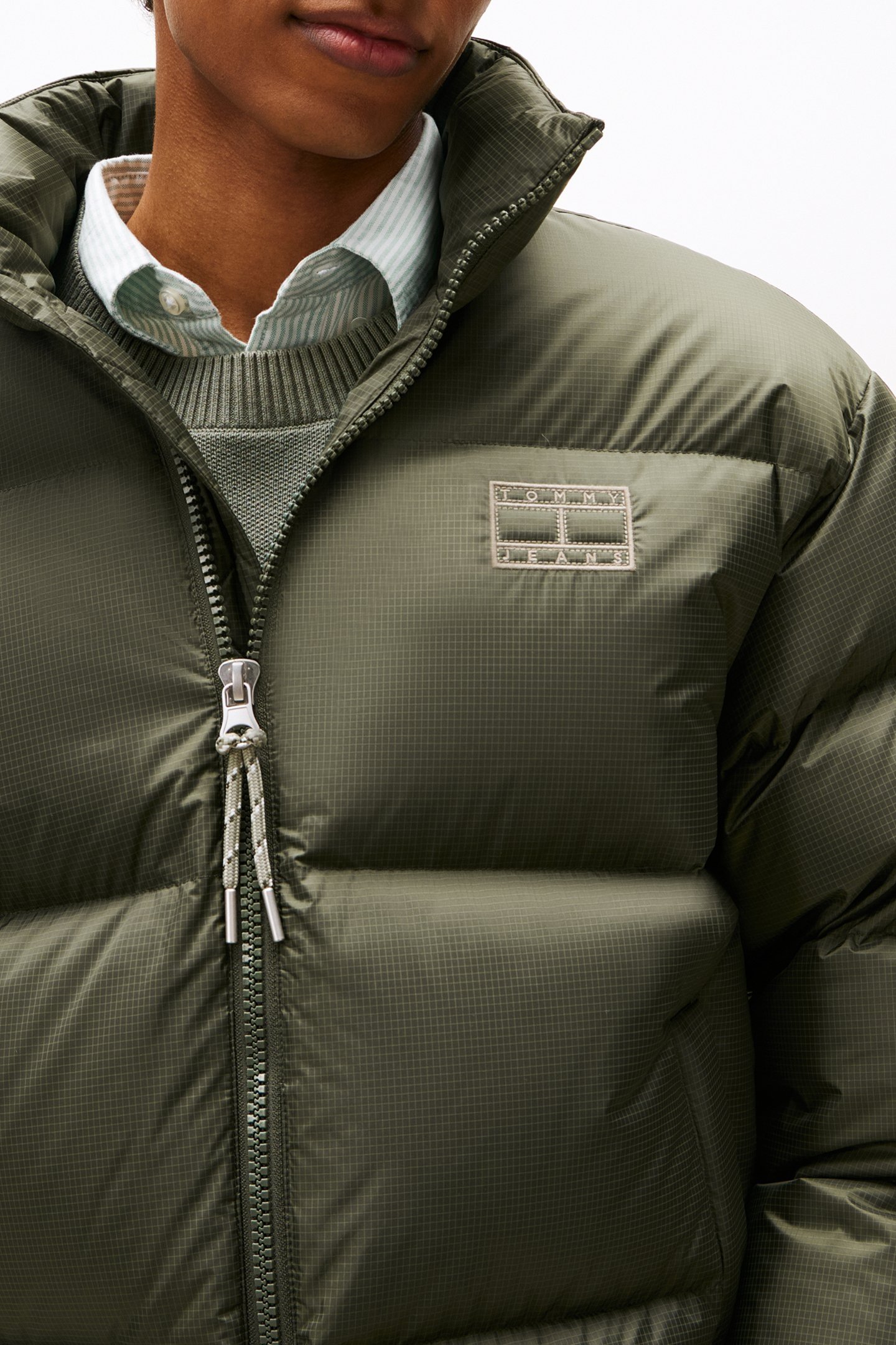 ALASKA DOWN PUFFER PEWTER GREEN 6