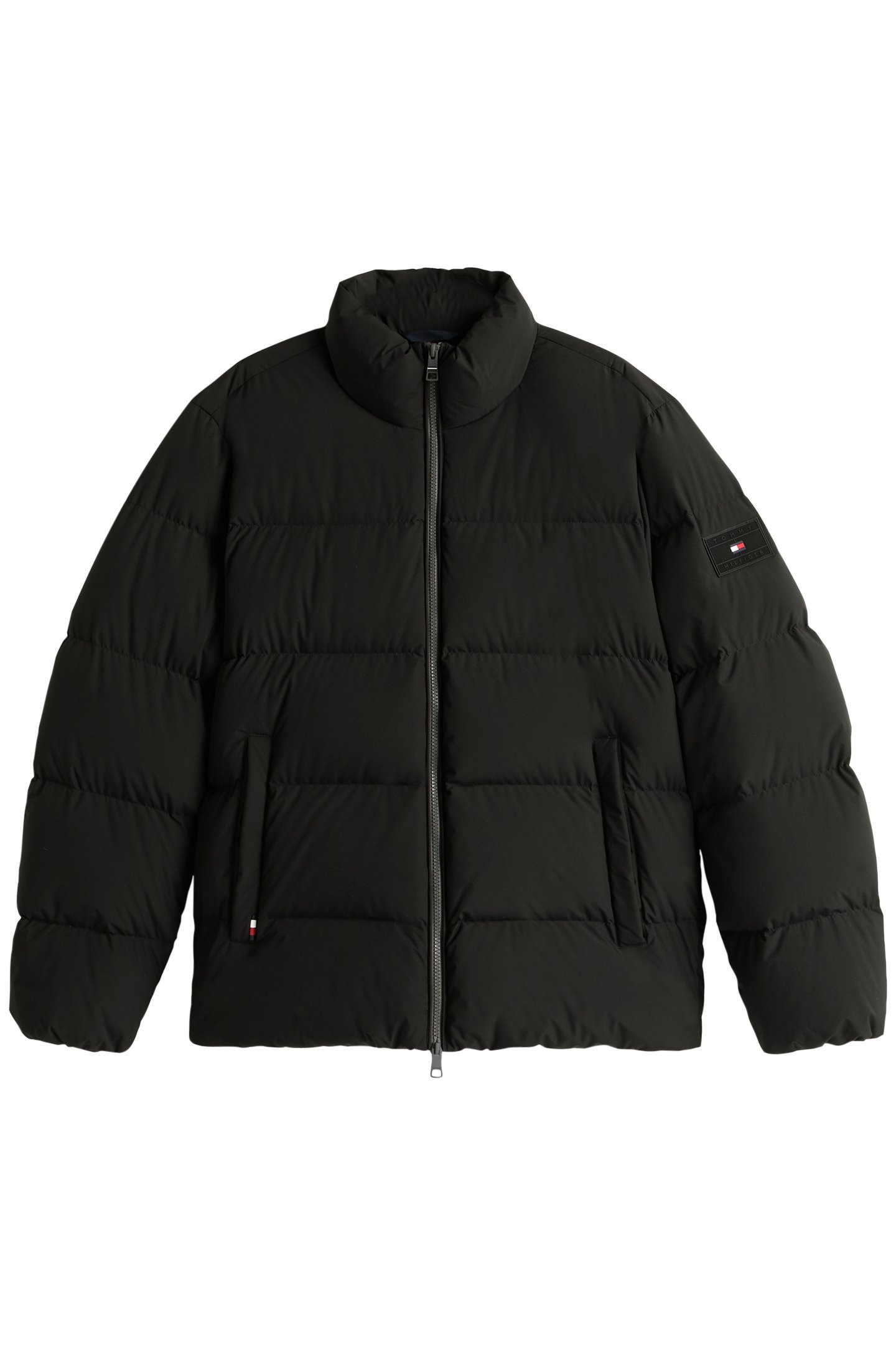 DOWN STAND PUFFER JACKET BLACK 3