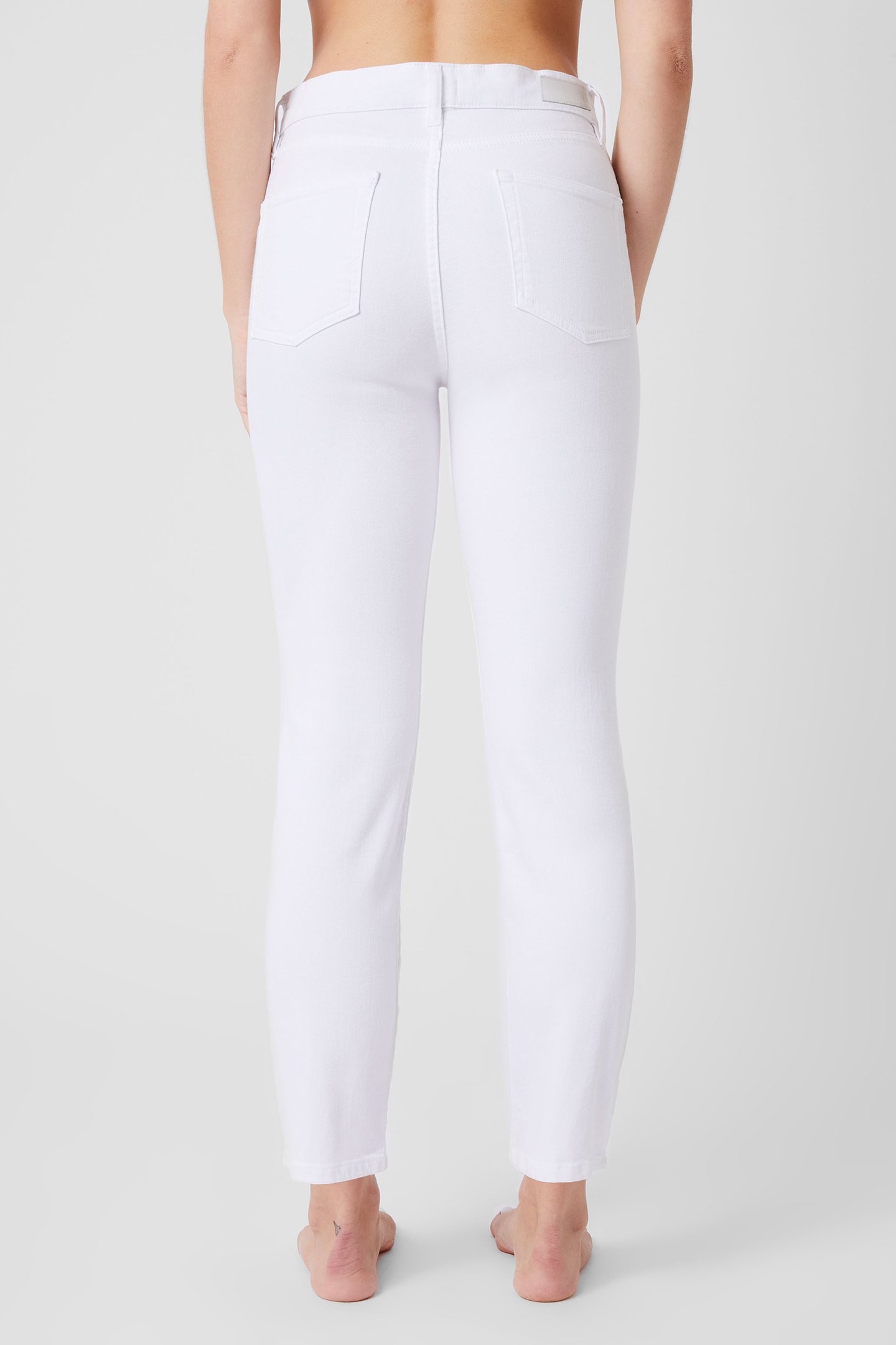 STRETCH ANKLE JEAN WHITE 2