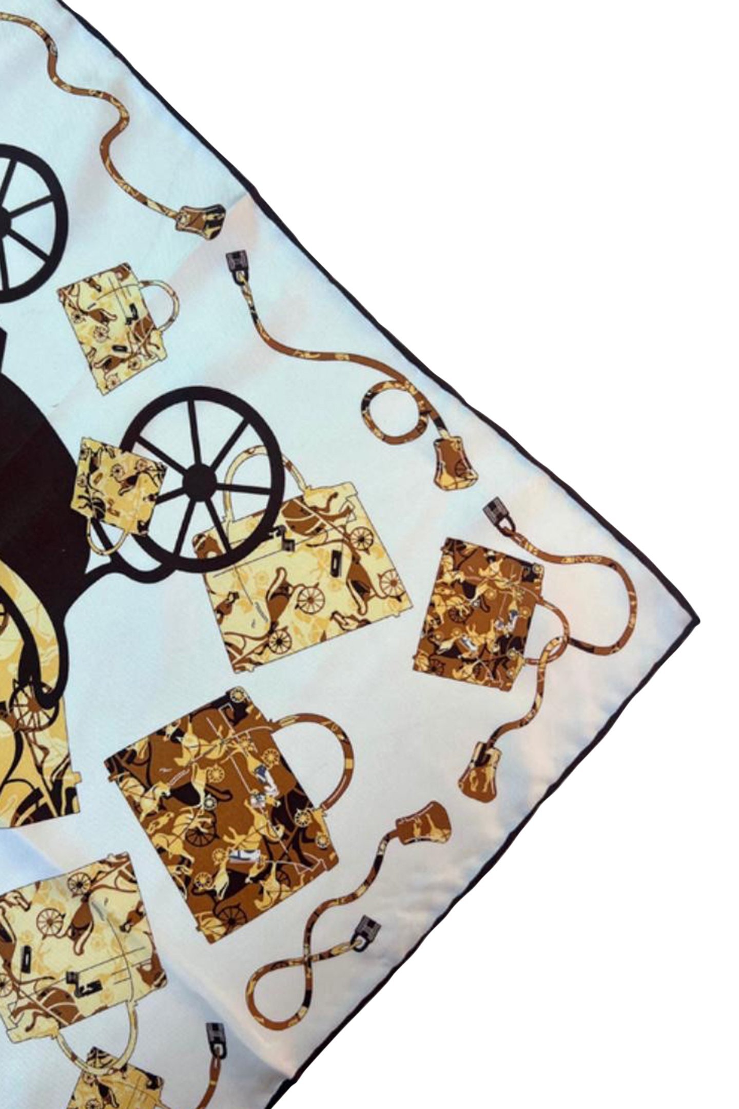 SCARF BURANO SMALL 300 WHITE,BROWN 3