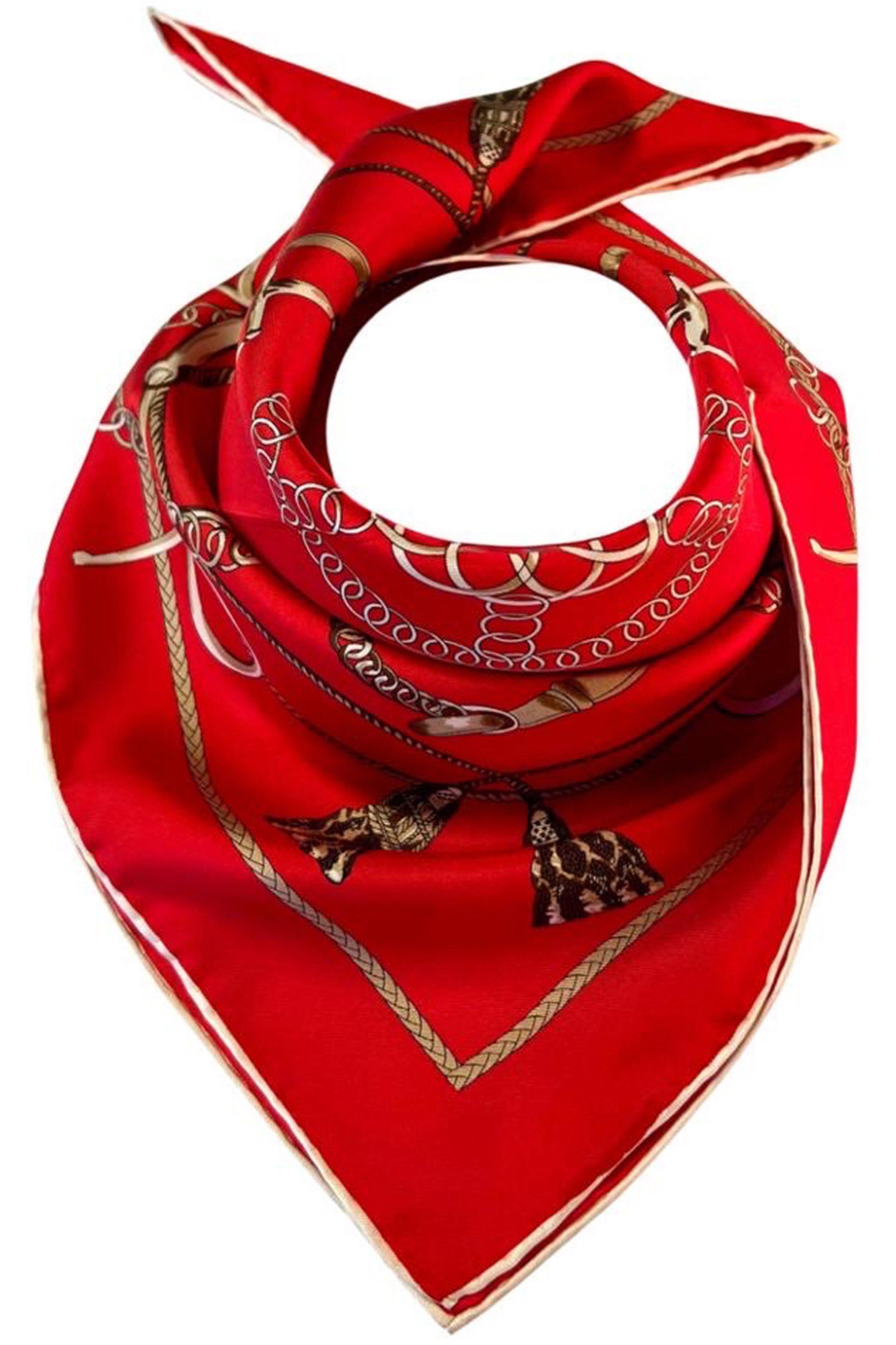 SCARF BURANO SMALL 585 RED 1