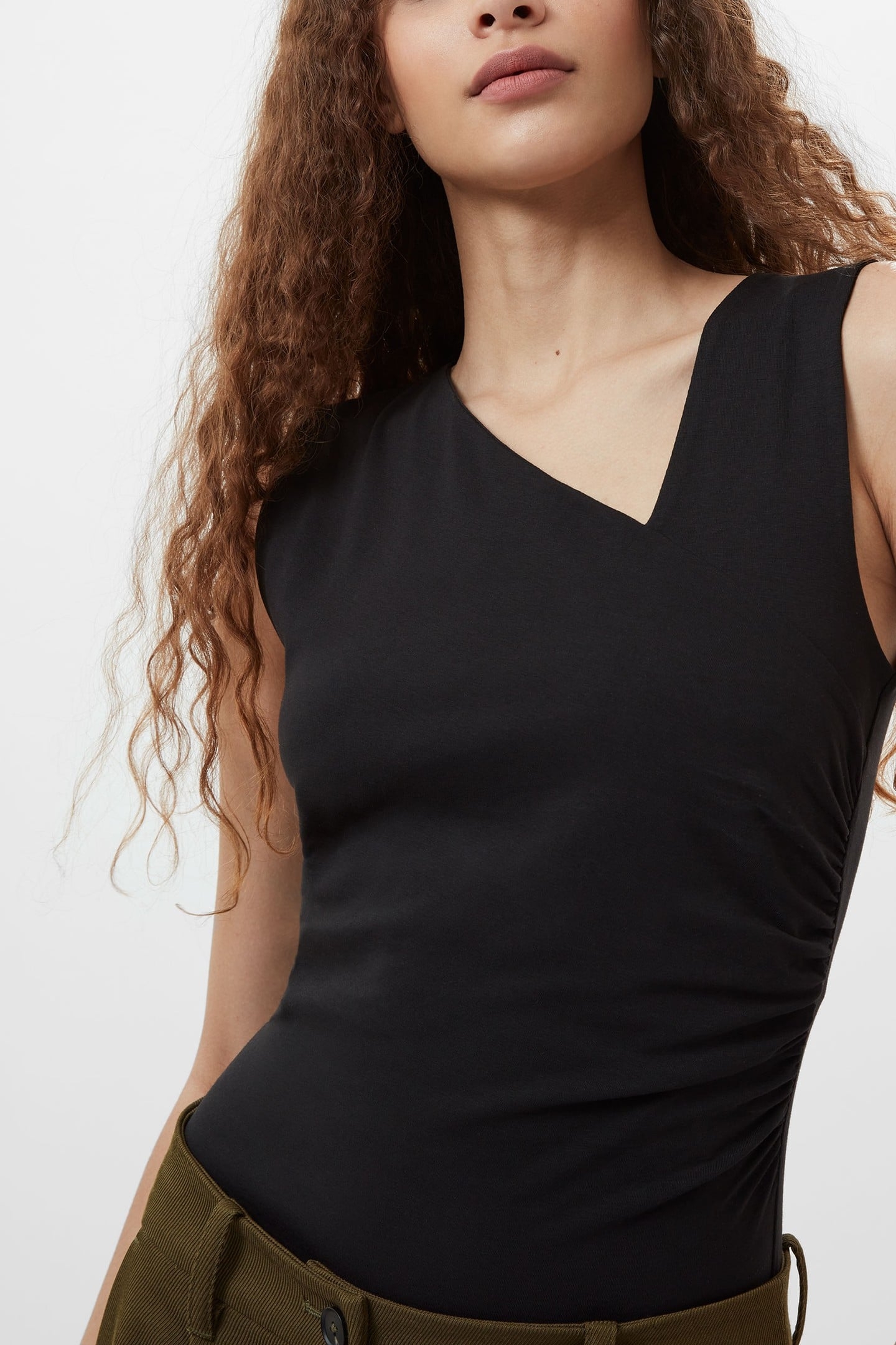 RALLIE ASYMMETRIC BODYSUIT BLACK 1