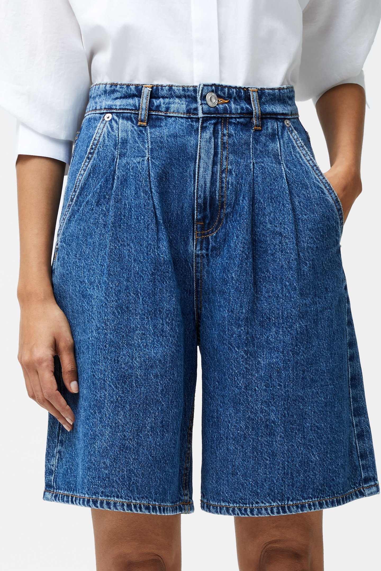 DENVER DENIM BERMUDA SHORTS VINTAGE BLUE 4