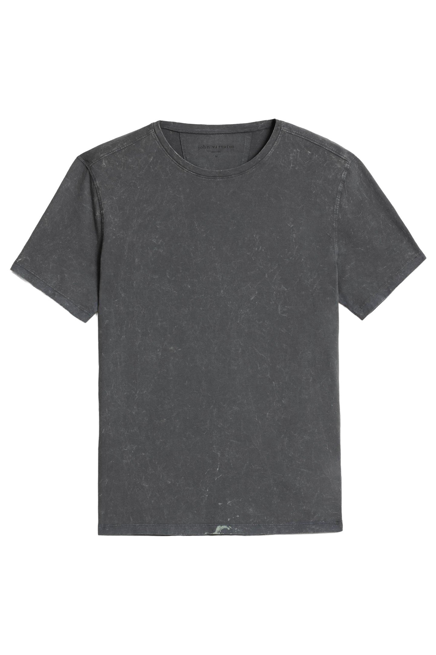 ENZO SS CREW IN MARBLE WASH IRON GREY 1