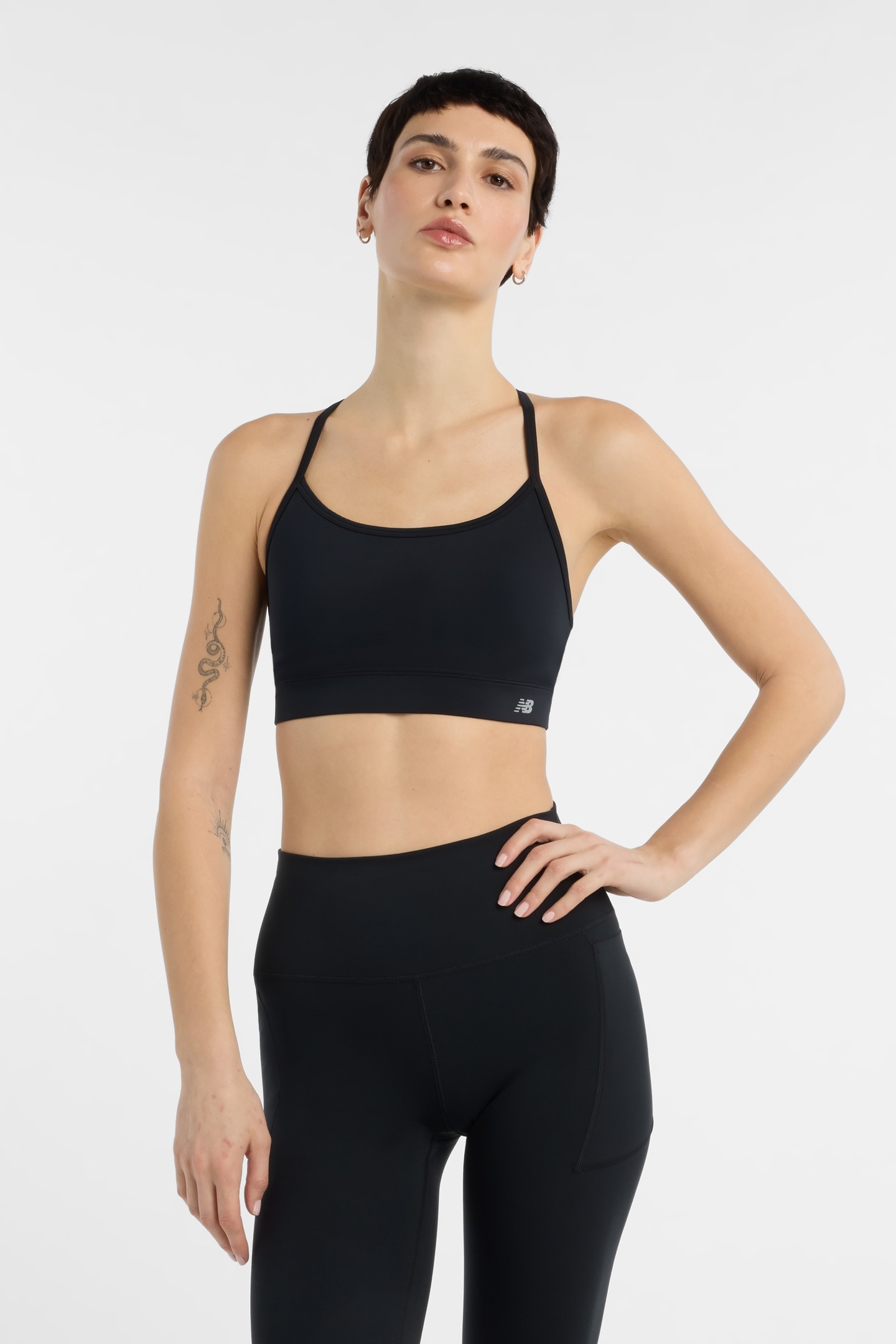 ESSENTIAL YOGA BRA BLACK (BK) 1