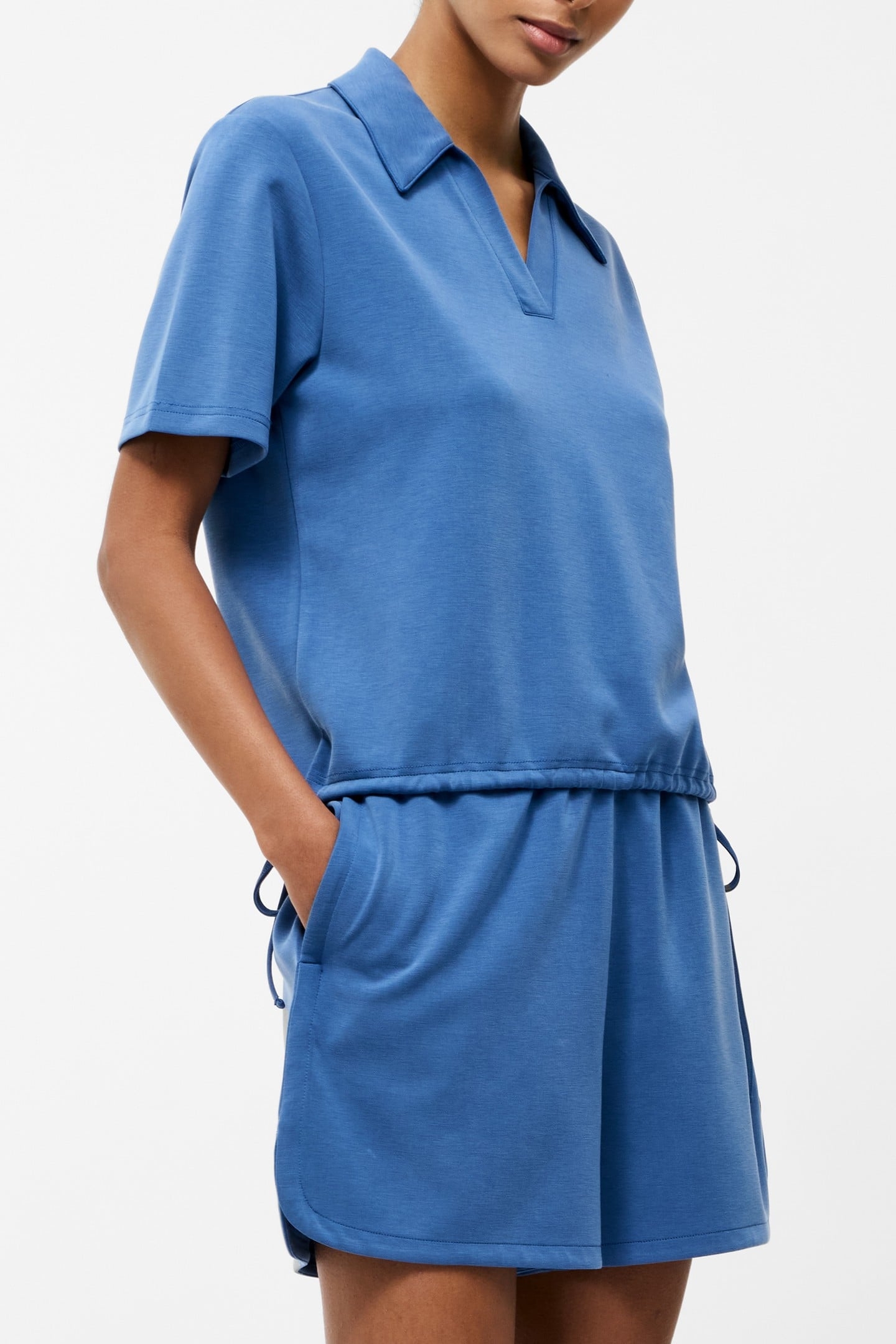 WREN POLO S/S TEE SLATE BLUE 2