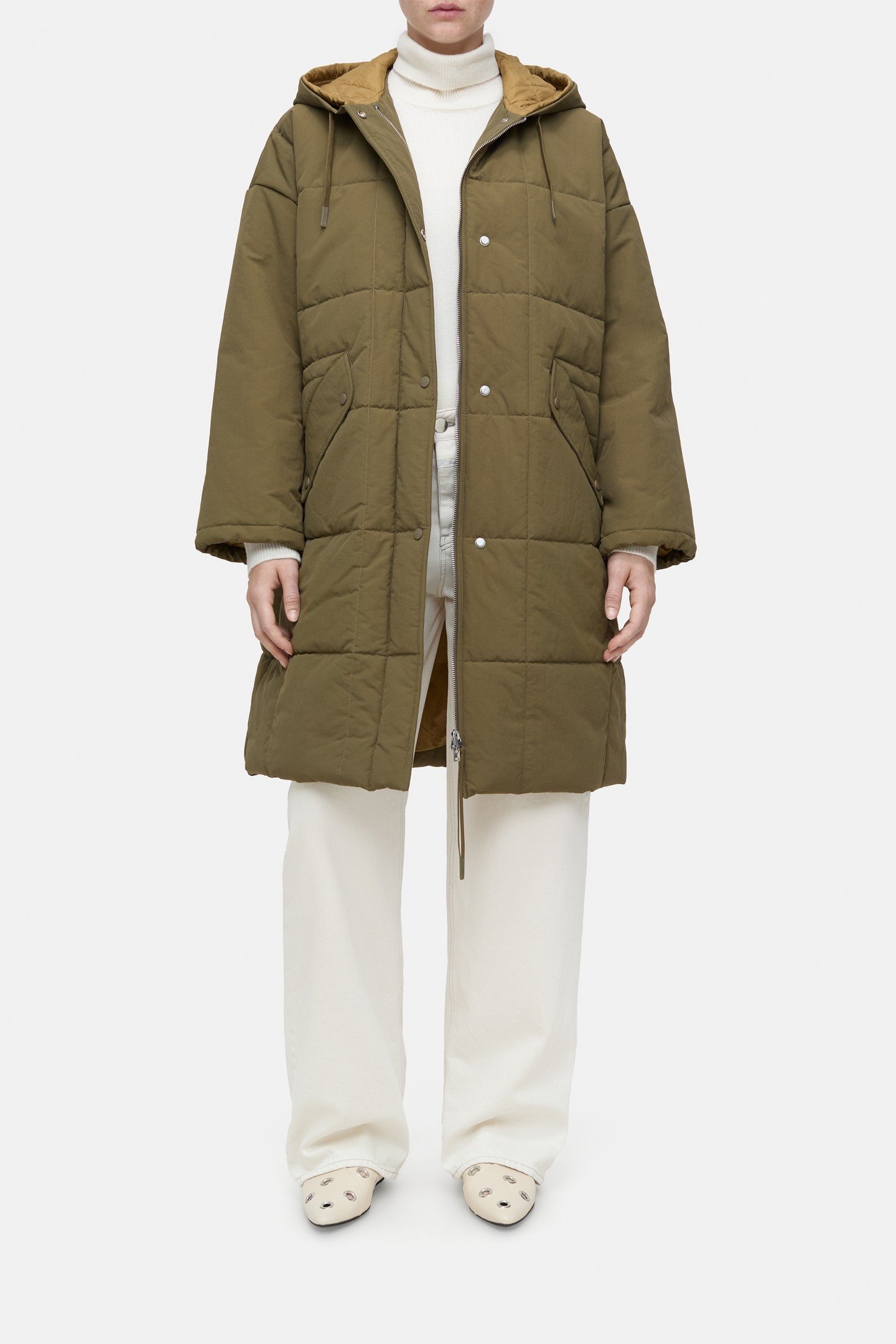 QUILTED COAT JACKET VER GREEN 2