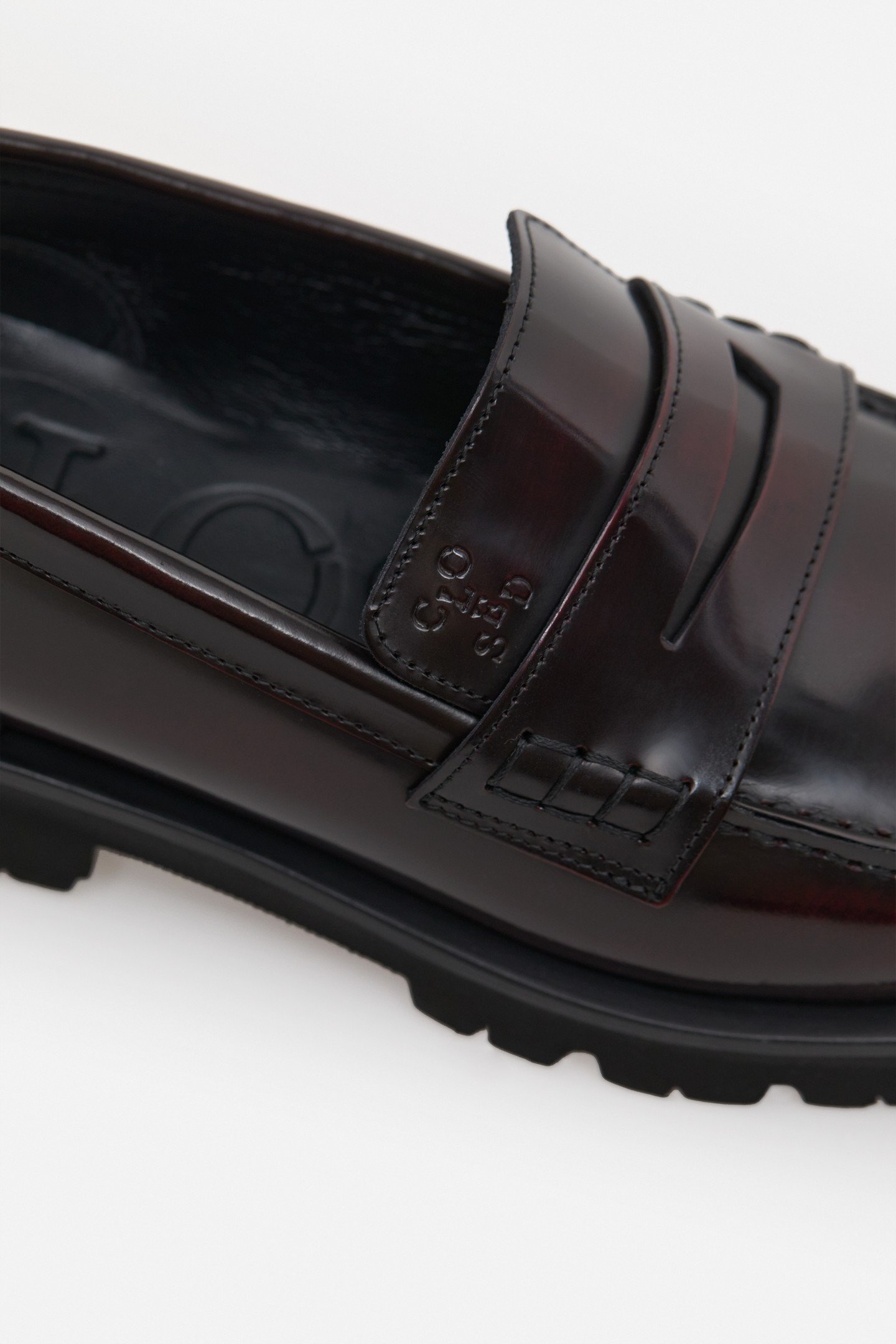 LOAFER SHOES DARK RAISIN RED 5