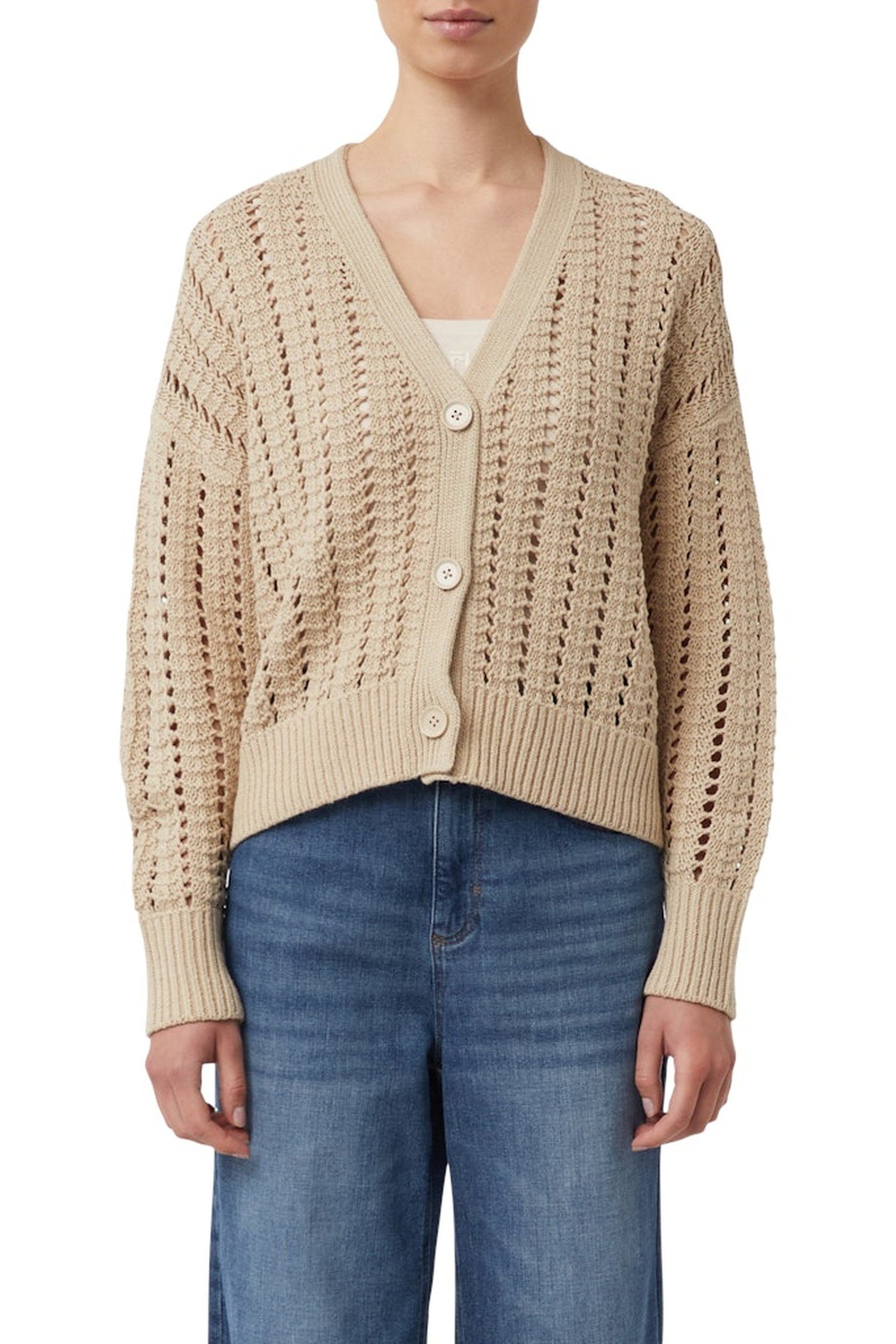 COMMA CARDIGAN BEIGE 3