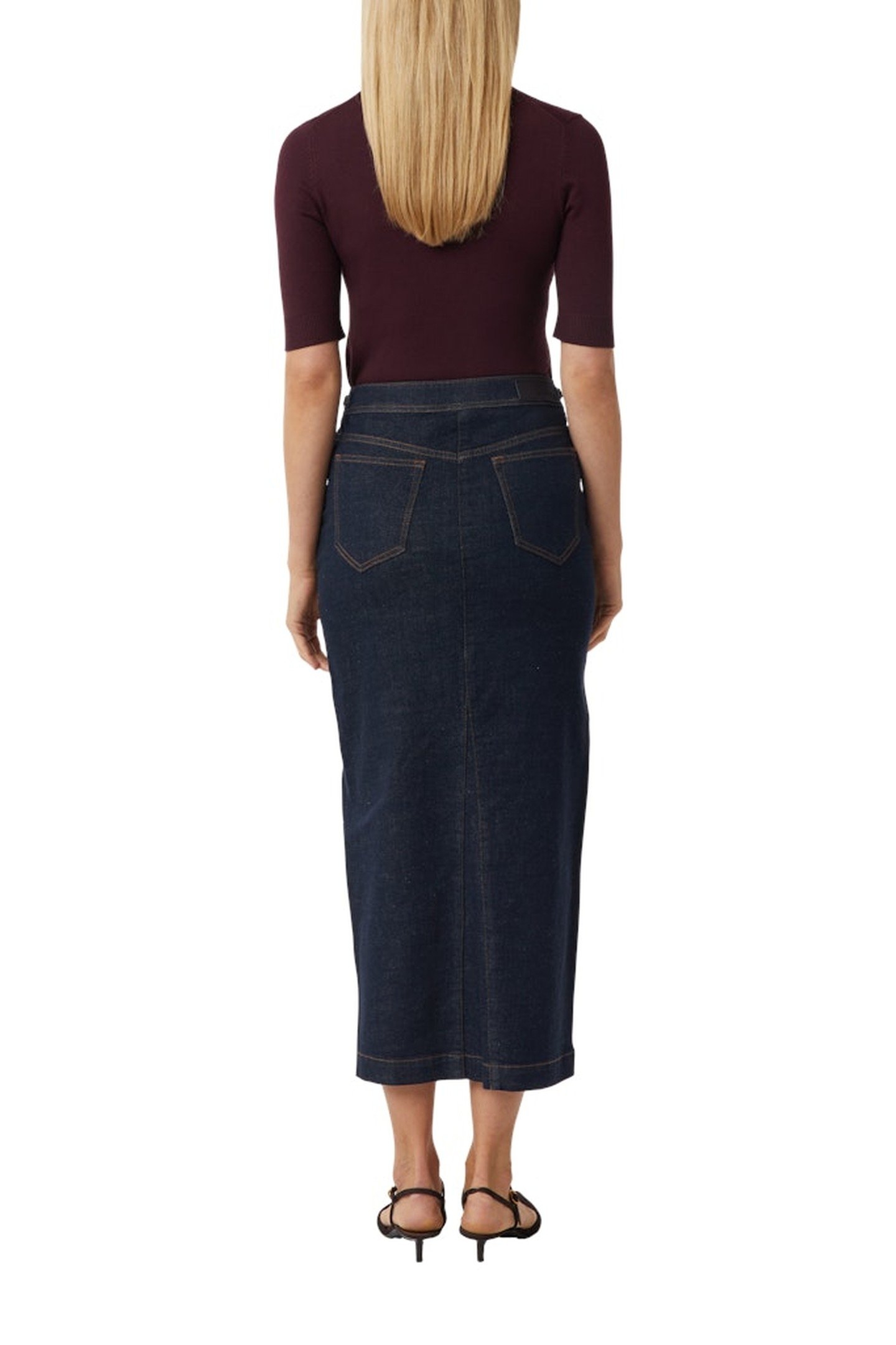 COMMA SKIRT BLUE DENIM 2