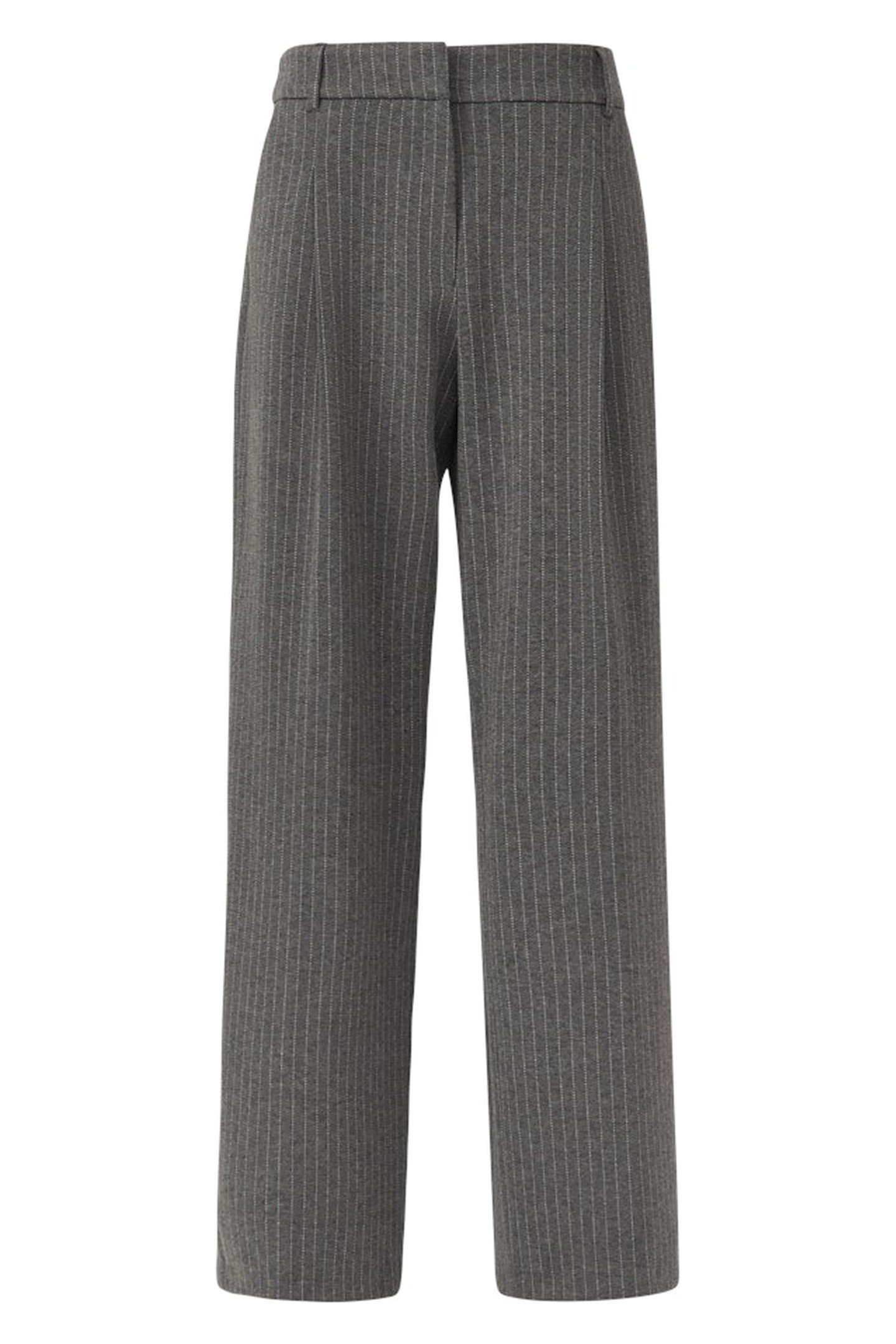 S.OLIVER PANTS GREY/BLACK 1