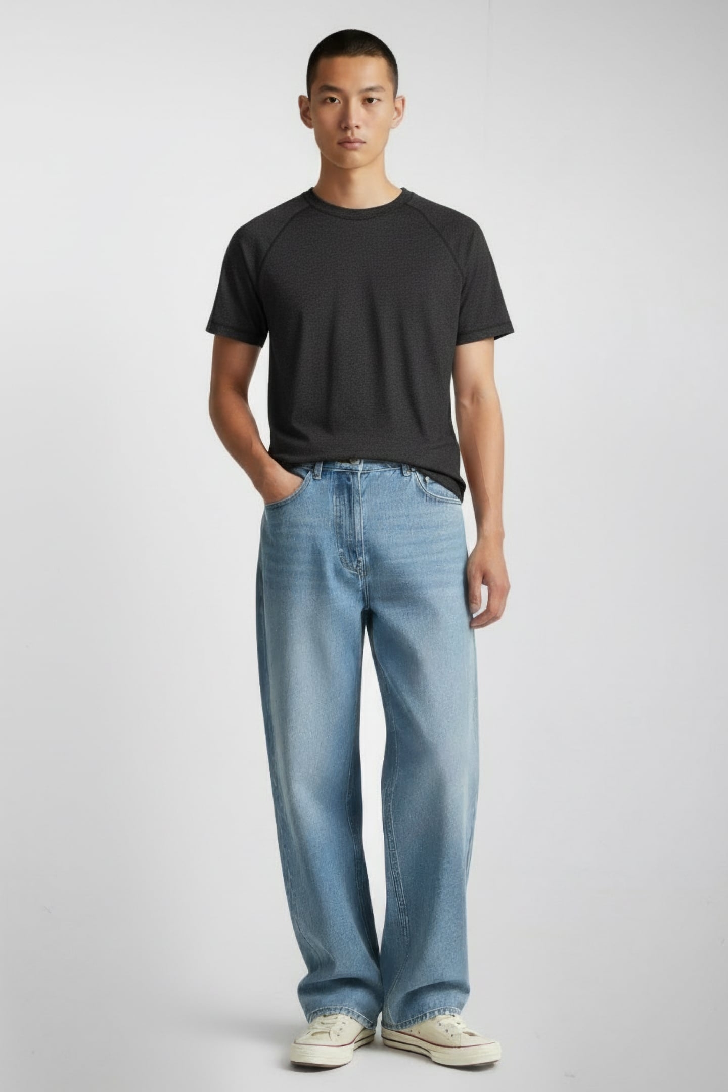 ATHLETIC TEE BLACK 1