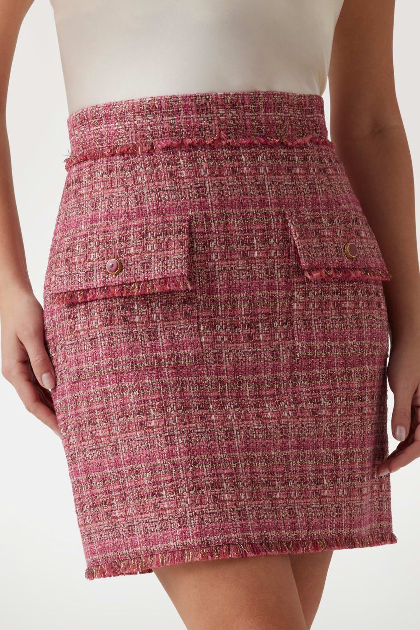 MARCIANO BY GUESS CLAUDIA MINI SKIRT FLOWERING PEONY TWEE 8