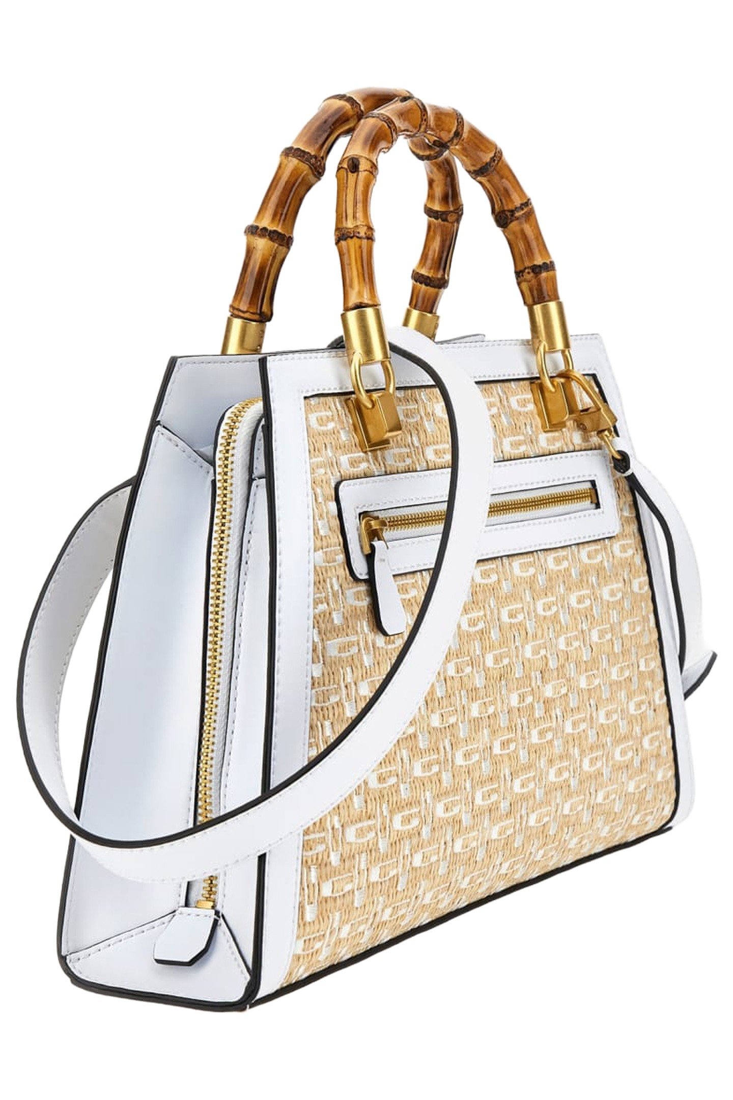 KATEY LUXURY SATCHEL WHITE 3