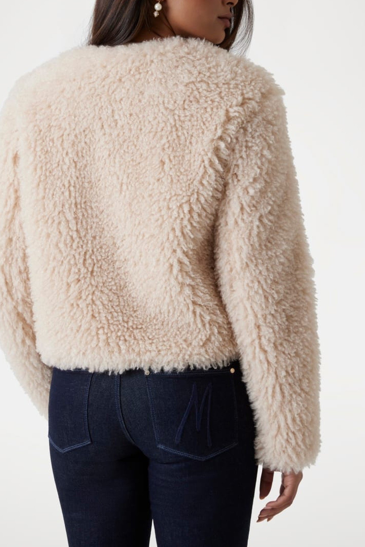 CHANTAL SHORT FAUX F CREAM MULTI 5