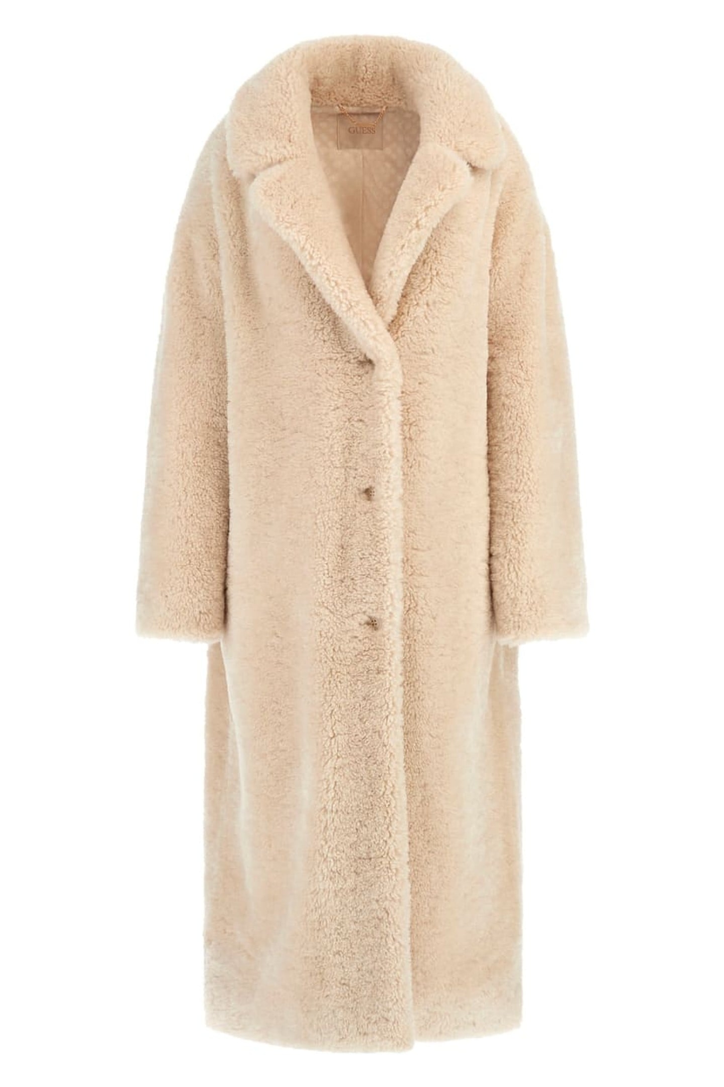 GUESS ECO NEW ALINA LONG COAT PEARL OYSTER 8