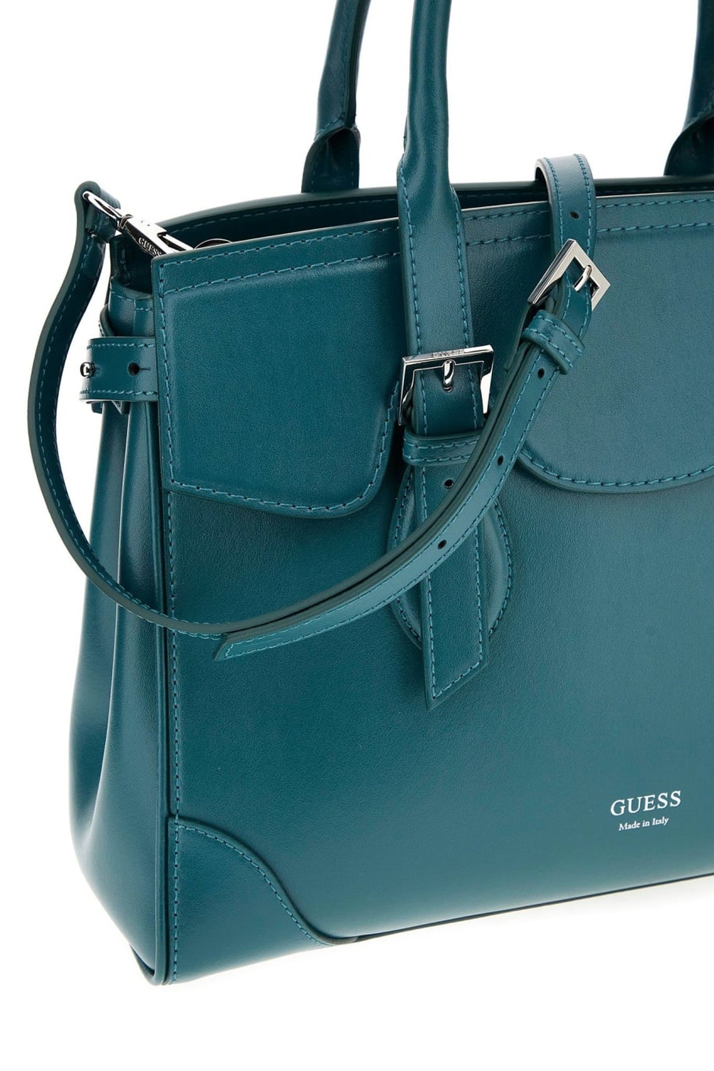 DIANA MAXI SATCHEL CHROME GREEN 7